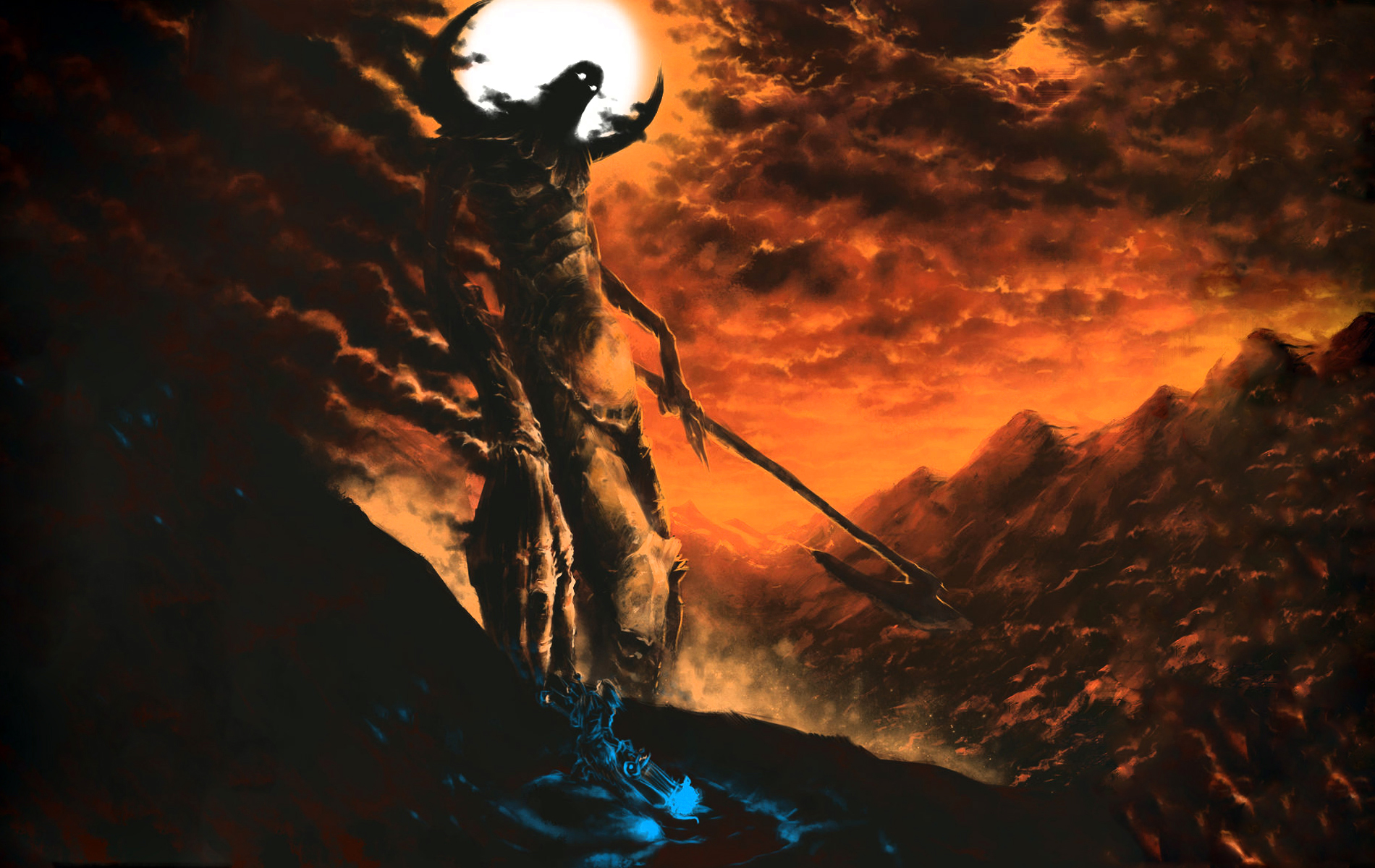 Download mobile wallpaper Demon, Fantasy for free.