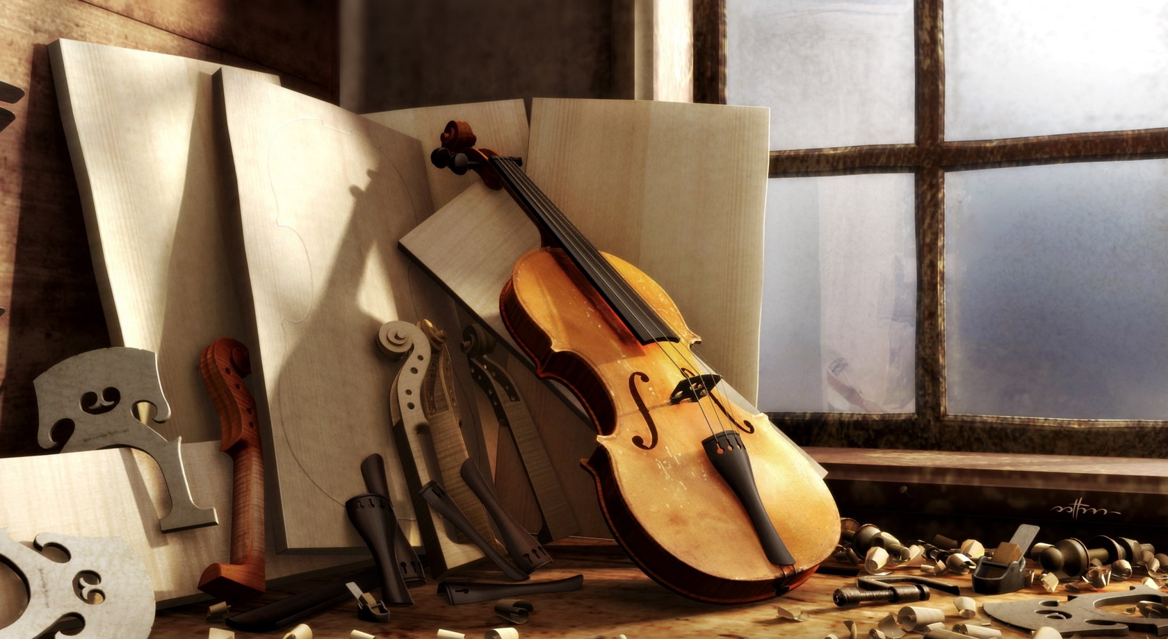 Download mobile wallpaper Music, Violin for free.