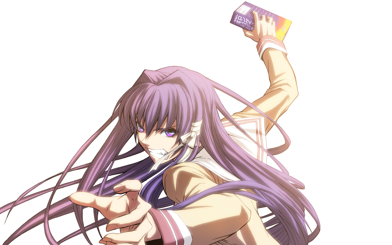 Handy-Wallpaper Animes, Kyou Fujibayashi, Clannad kostenlos herunterladen.