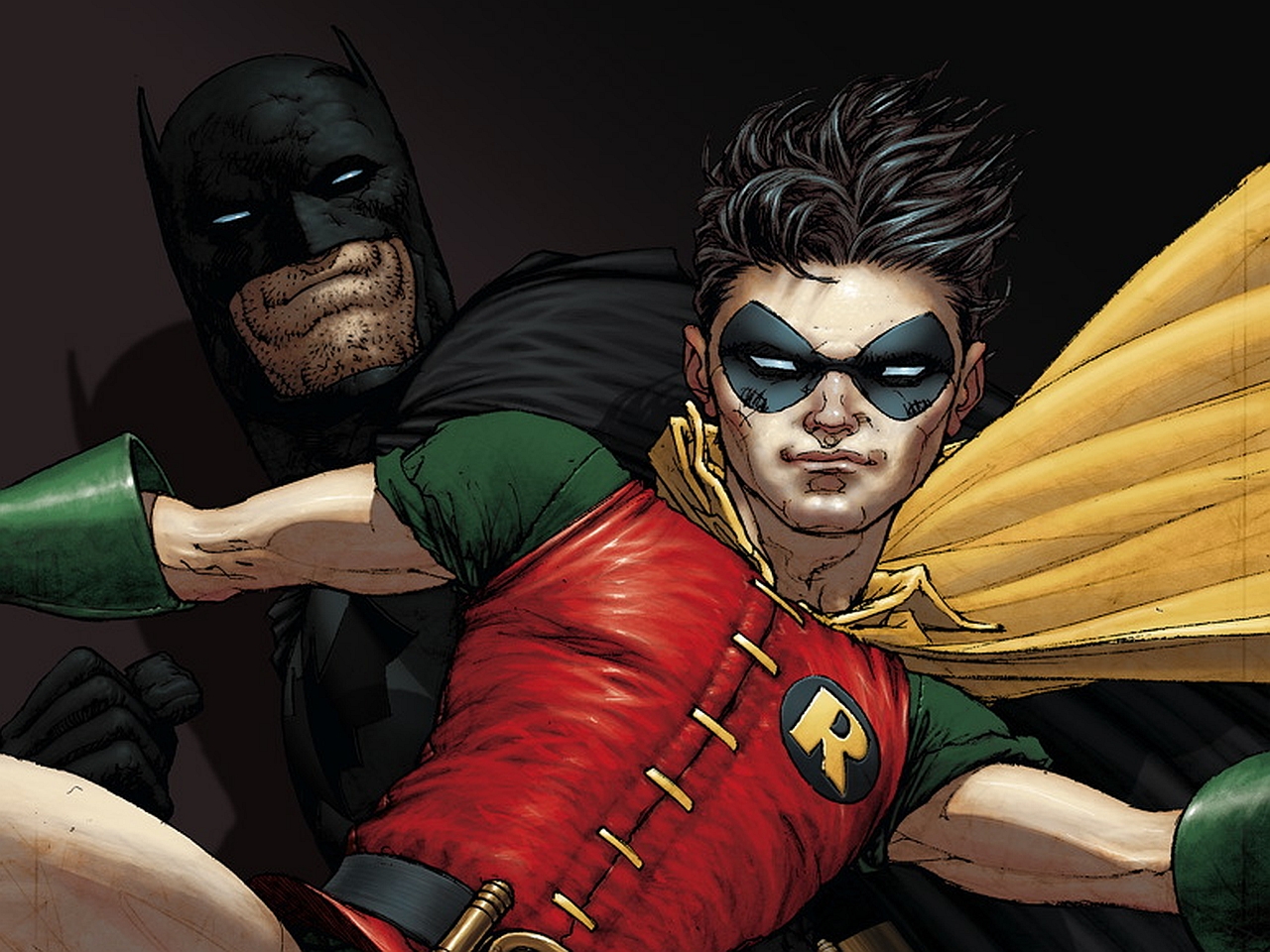 Скачати мобільні шпалери Робін (Dc Comics), Бетмен, Комікси безкоштовно.