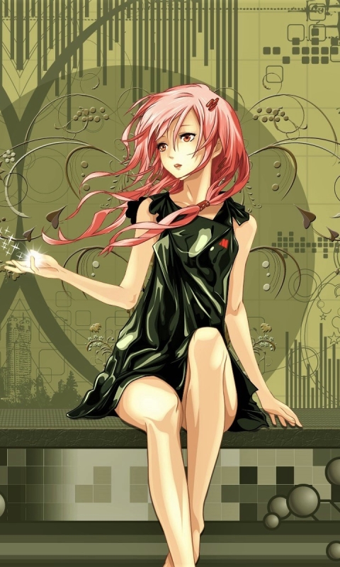 Handy-Wallpaper Pinkes Haar, Animes, Guilty Crown, Inori Yuzuriha kostenlos herunterladen.