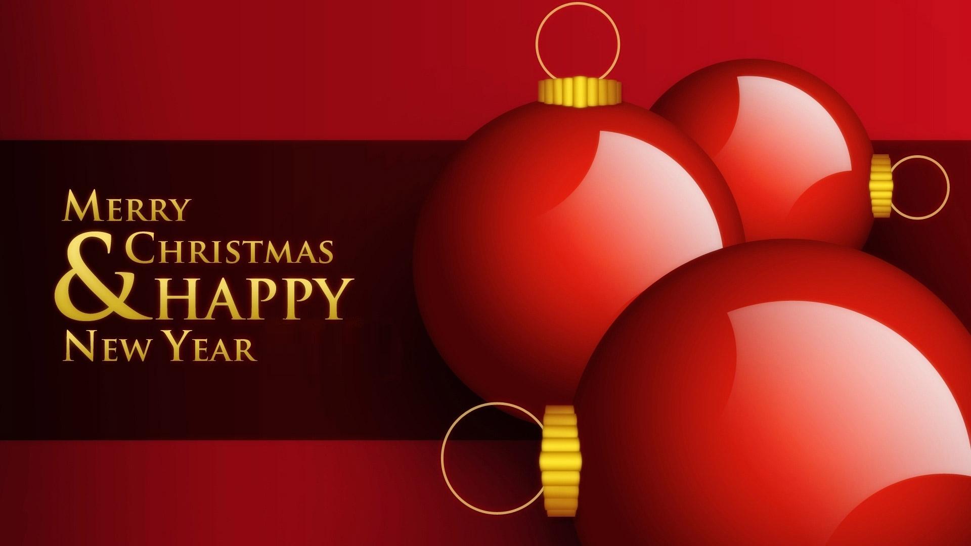 Download mobile wallpaper Christmas, Holiday, Merry Christmas, Bauble, Happy New Year for free.