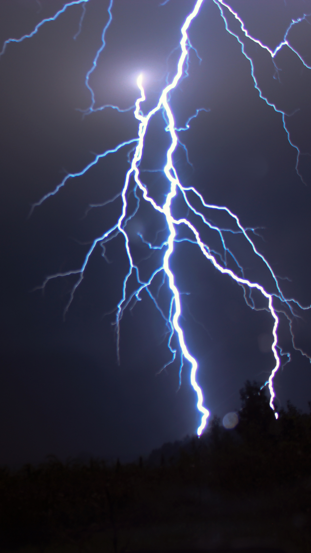 Download mobile wallpaper Sky, Night, Lightning, Photography for free.