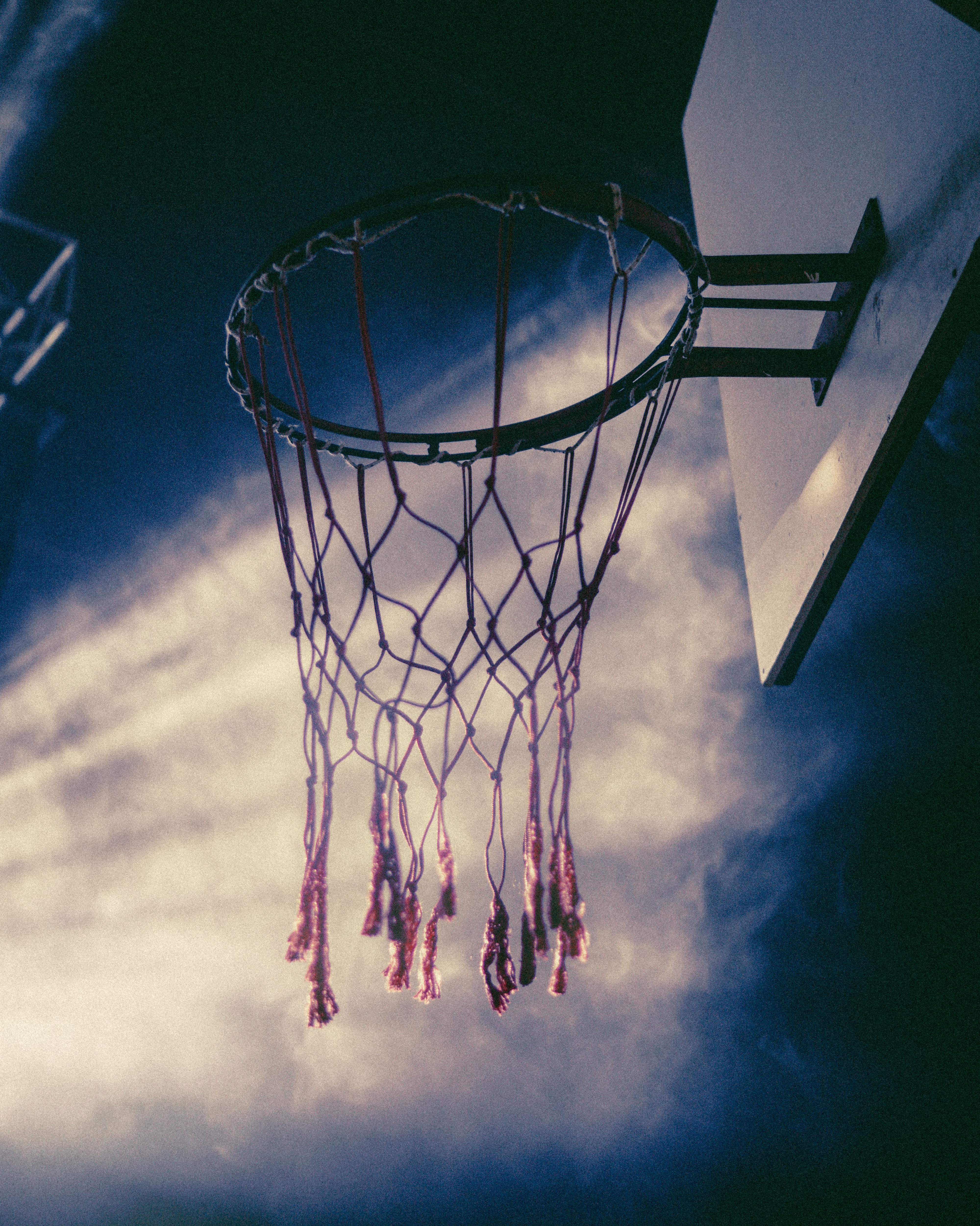 basketball hoop, sky, basketball, words, basketball backboard, basketball shield, basketball ring, basketball net, basketball grid
