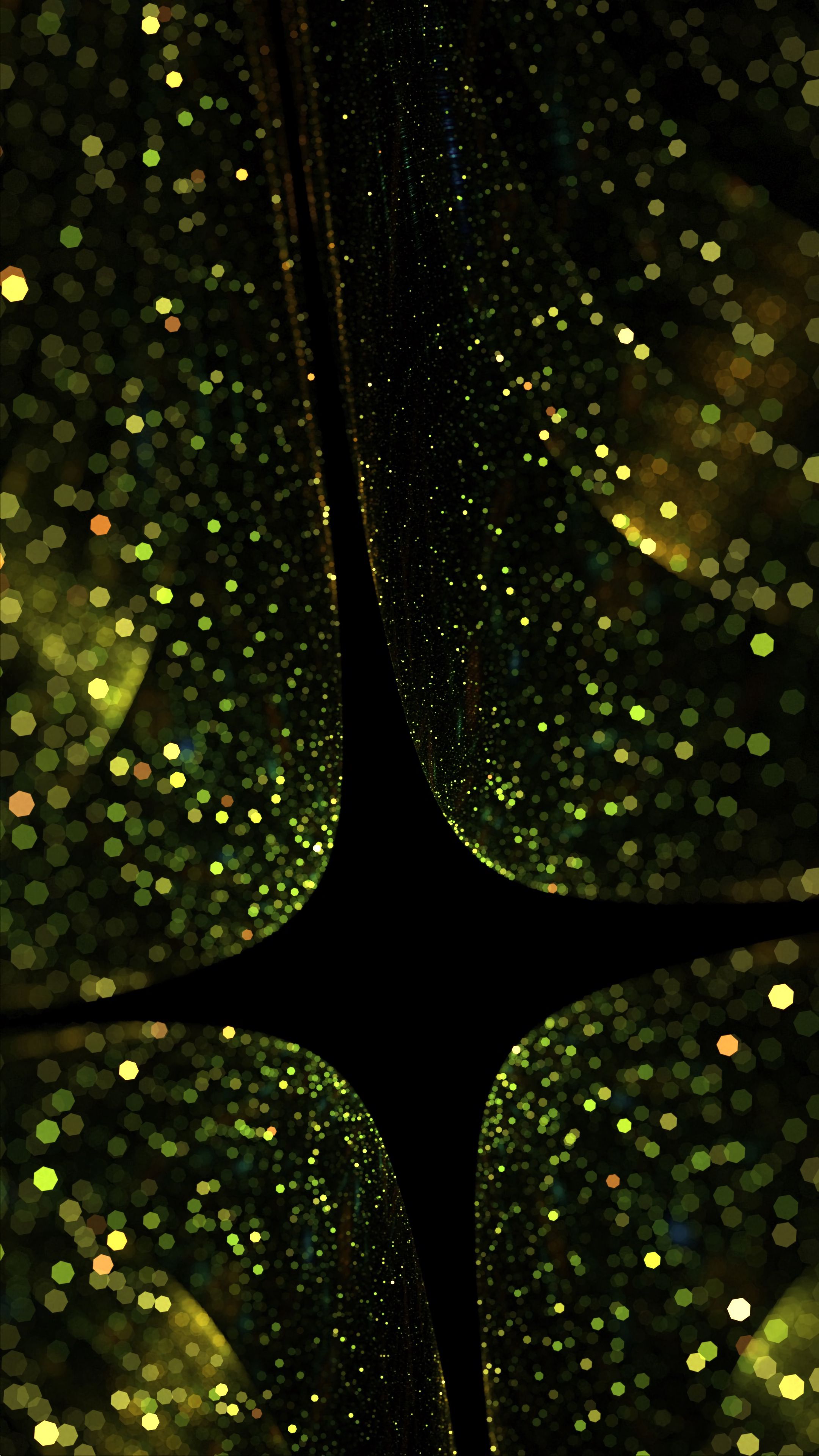 Download mobile wallpaper Shine, Brilliance, Patterns, Fractal, Dark, Abstract, Space for free.