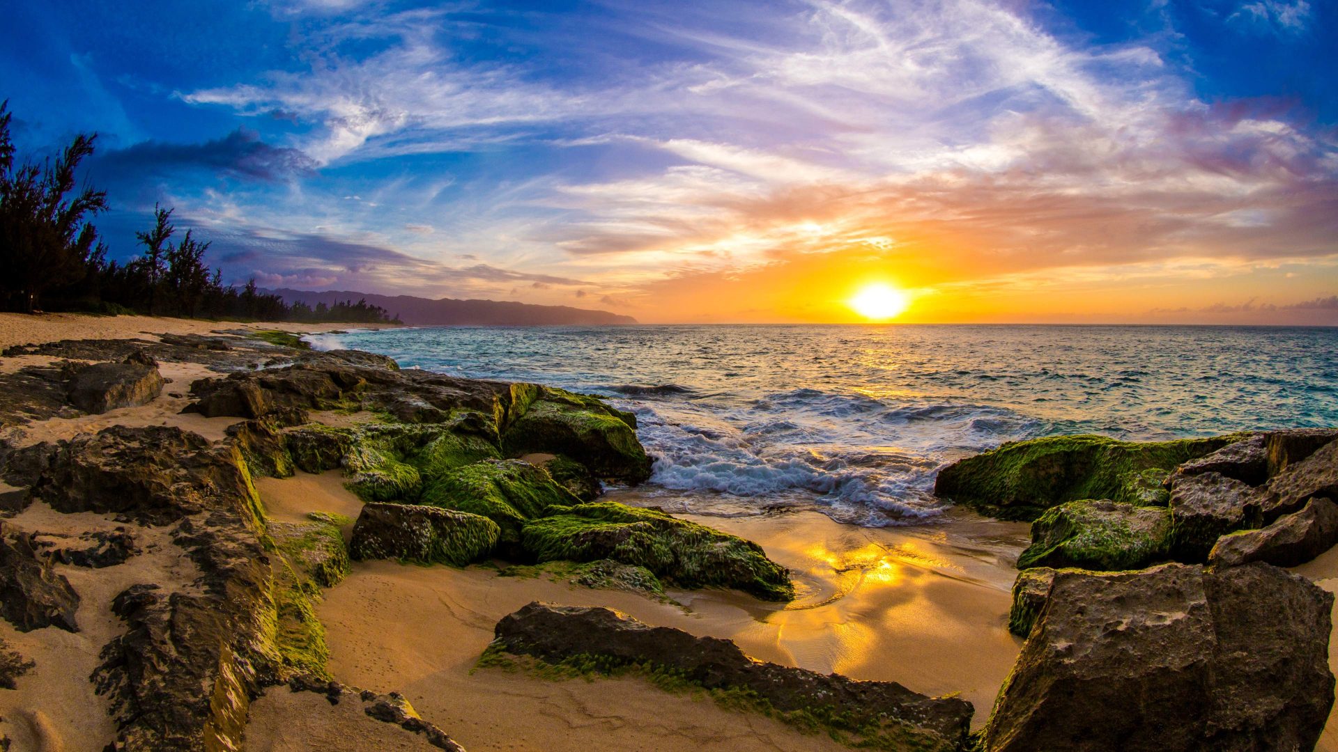 Laden Sie das Horizont, Ozean, Meer, Sonnenuntergang, Erde/natur-Bild kostenlos auf Ihren PC-Desktop herunter