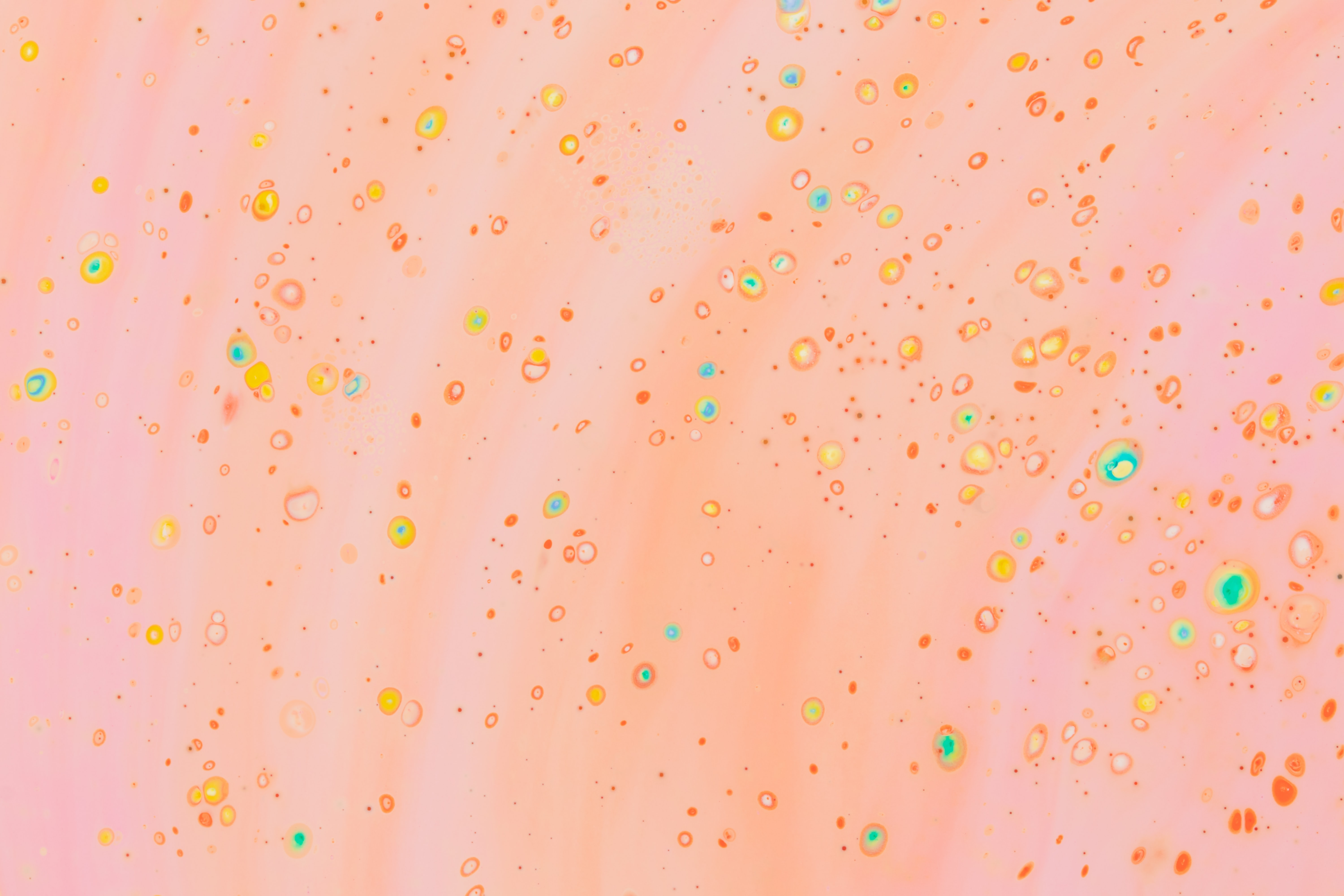 Download mobile wallpaper Spots, Motley, Stains, Spray, Paint, Multicolored, Abstract, Pink for free.