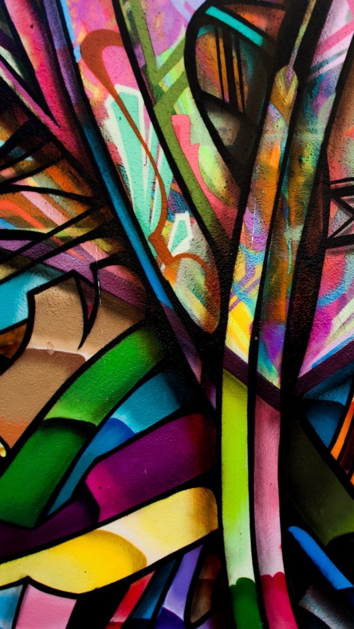 Handy-Wallpaper Farben, Bunt, Graffiti, Künstlerisch kostenlos herunterladen.