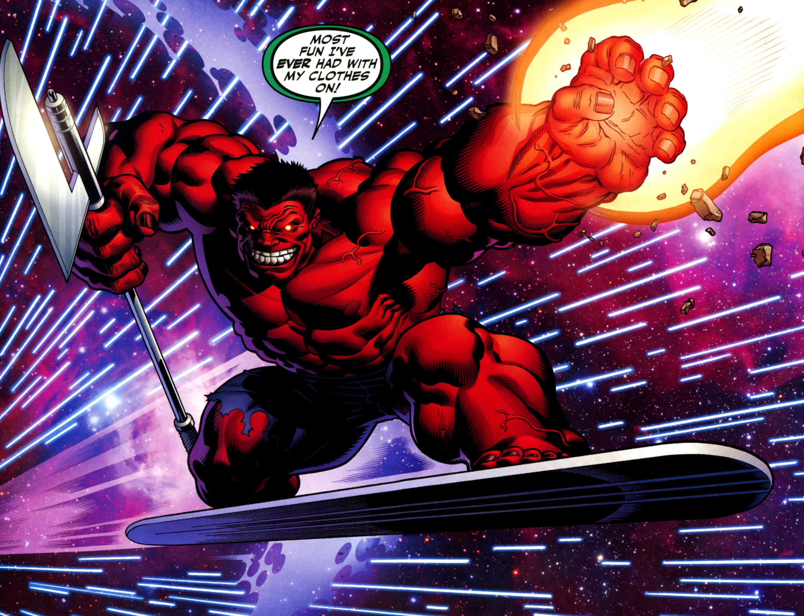 Descarga gratuita de fondo de pantalla para móvil de Casco, Historietas, Hulk Rojo.