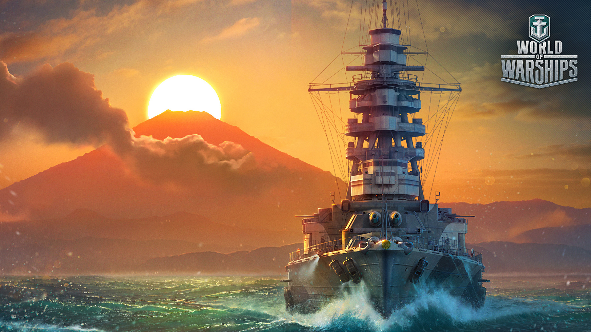 Handy-Wallpaper World Of Warships, Kriegsschiffe, Computerspiele kostenlos herunterladen.