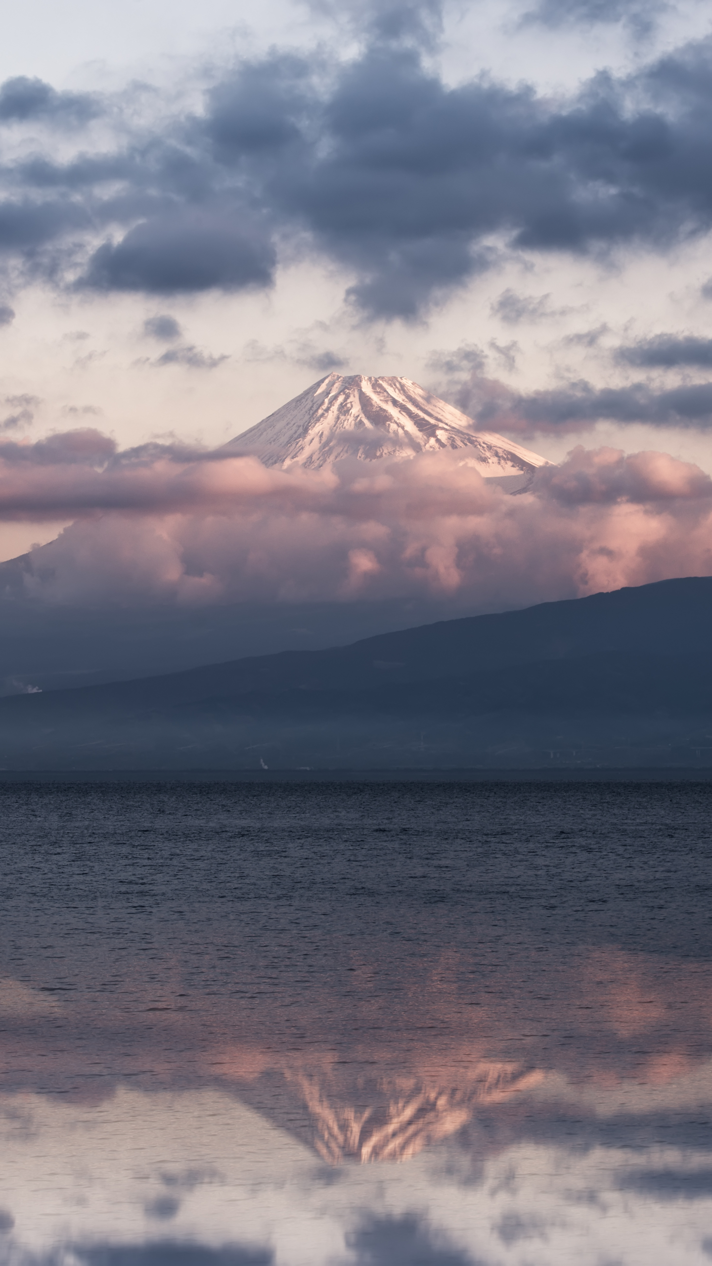 Descarga gratuita de fondo de pantalla para móvil de Amanecer, Japón, Nube, Volcán, Monte Fuji, Prefectura De Shizuoka, Volcanes, Tierra/naturaleza.