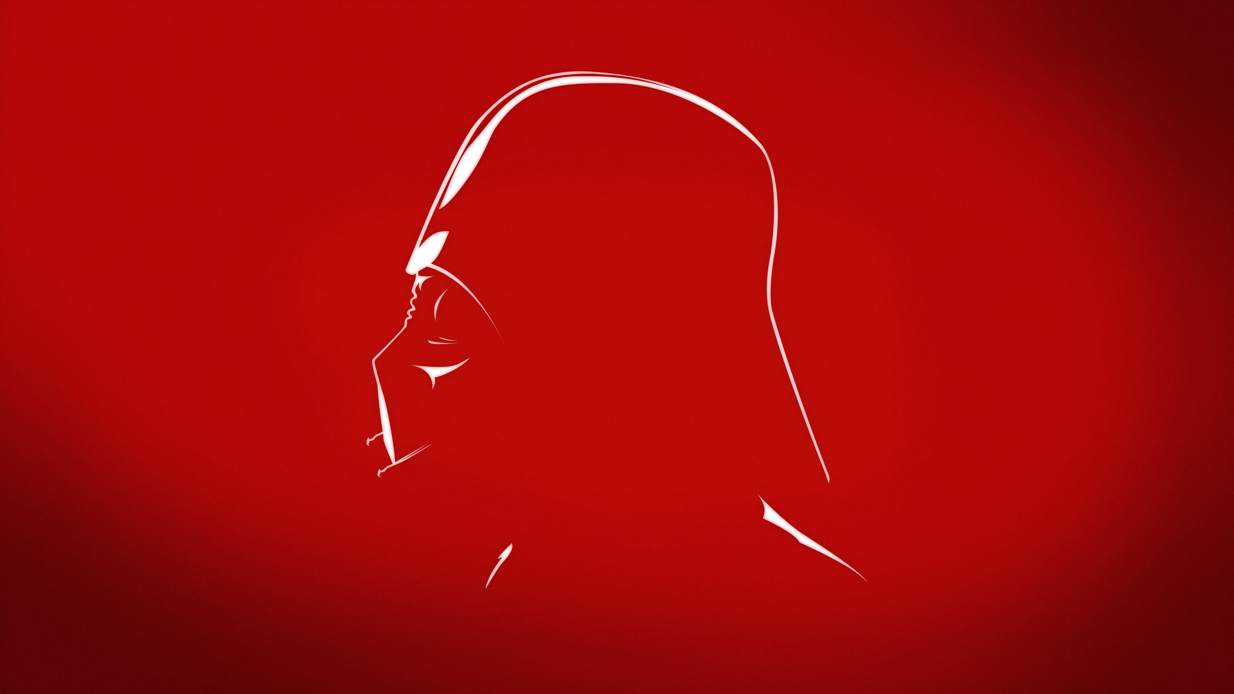 Download mobile wallpaper Star Wars, Movie, Darth Vader, Minimalist for free.