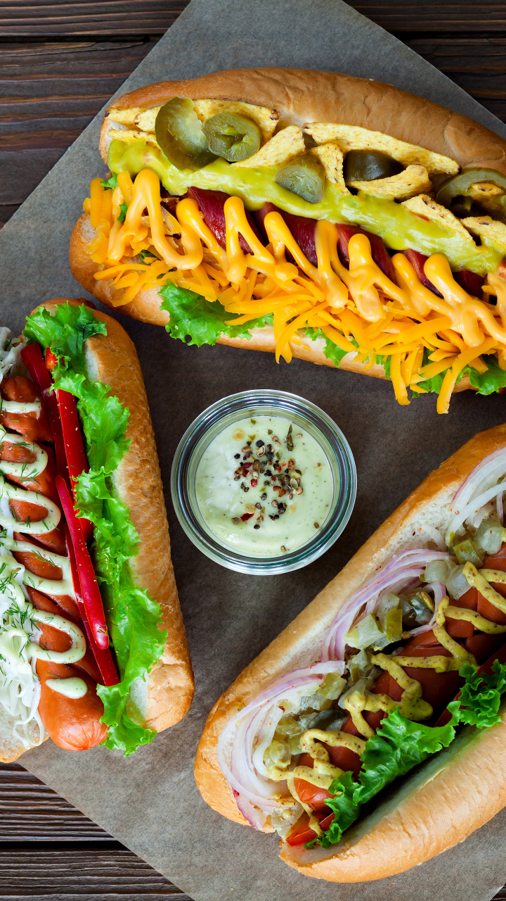 Download mobile wallpaper Food, Hot Dog for free.
