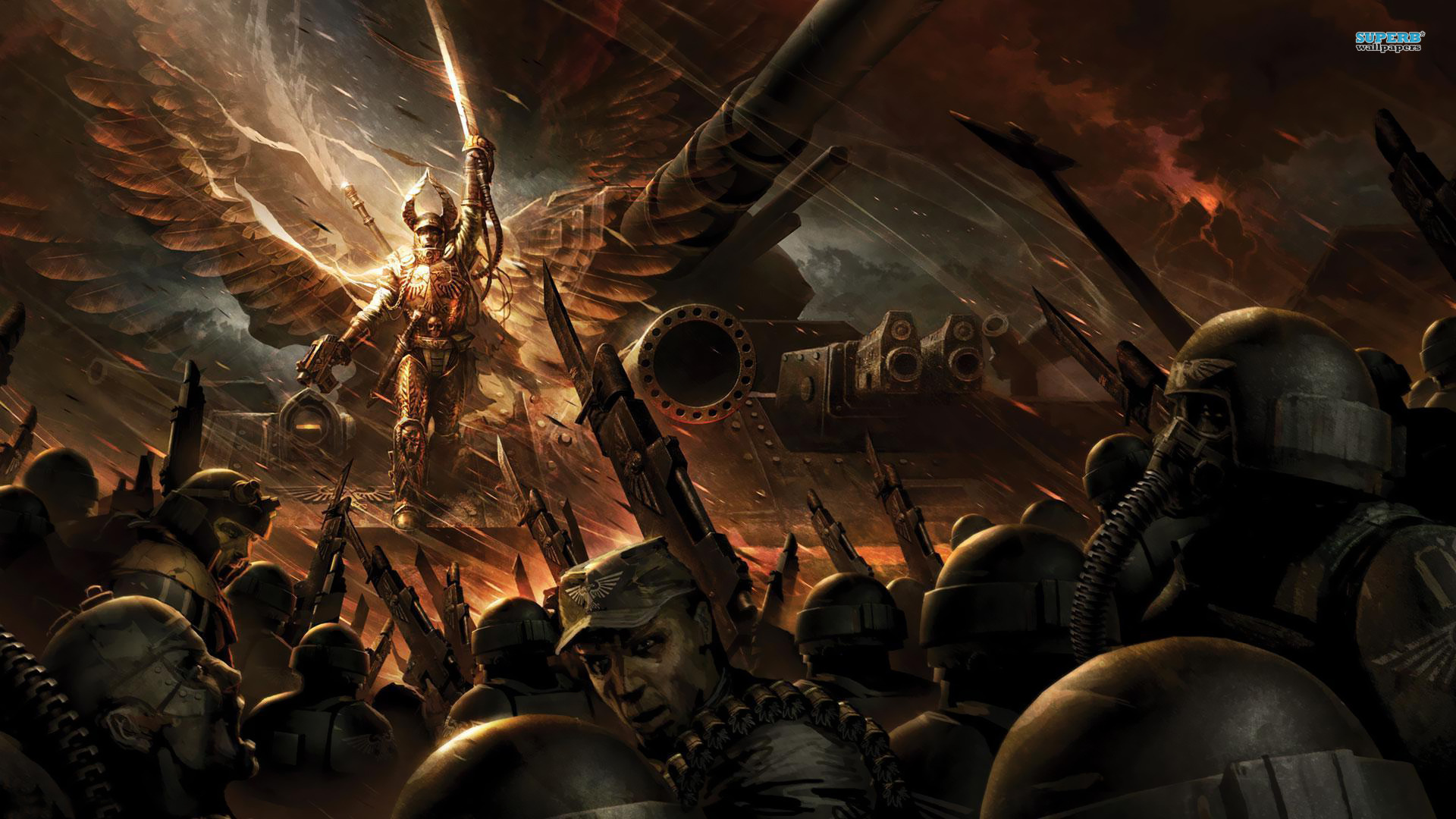 Завантажити шпалери Warhammer: Знак Хаосу на телефон безкоштовно