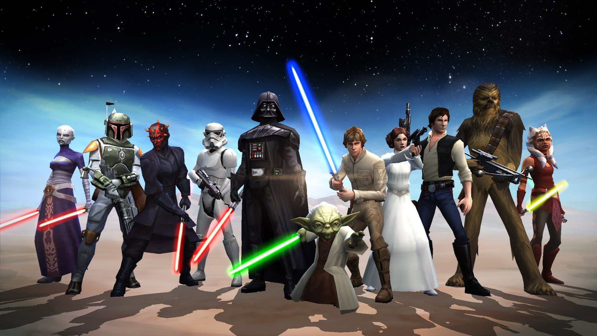 Meilleurs fonds d'écran Star Wars: Galaxy Of Heroes pour l'écran du téléphone