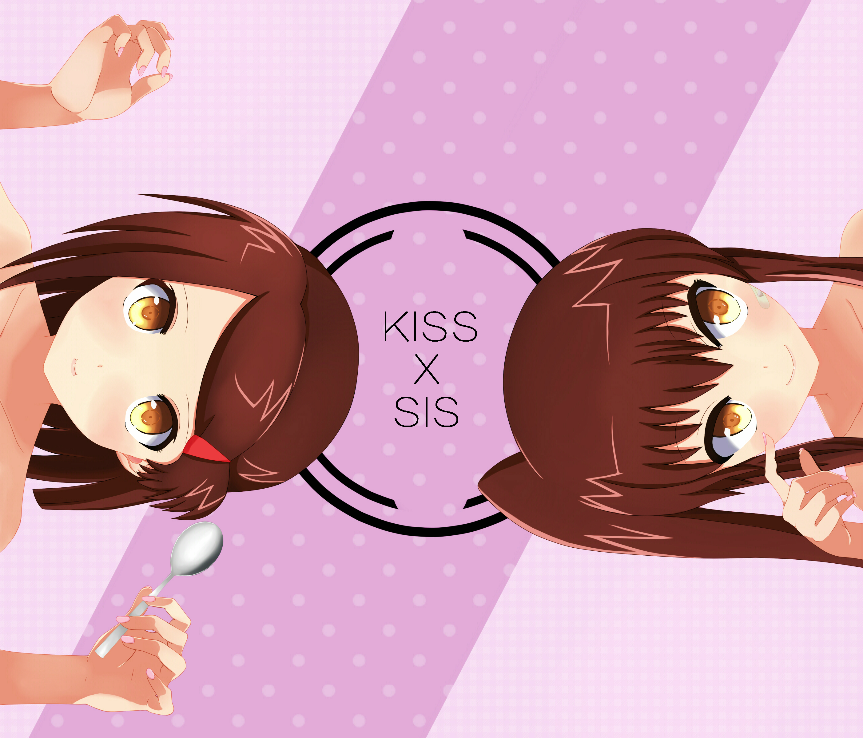 946967 скачать картинку аниме, поцелуй × сестренка, ако суминоэ, рико суминоэ - обои и заставки бесплатно