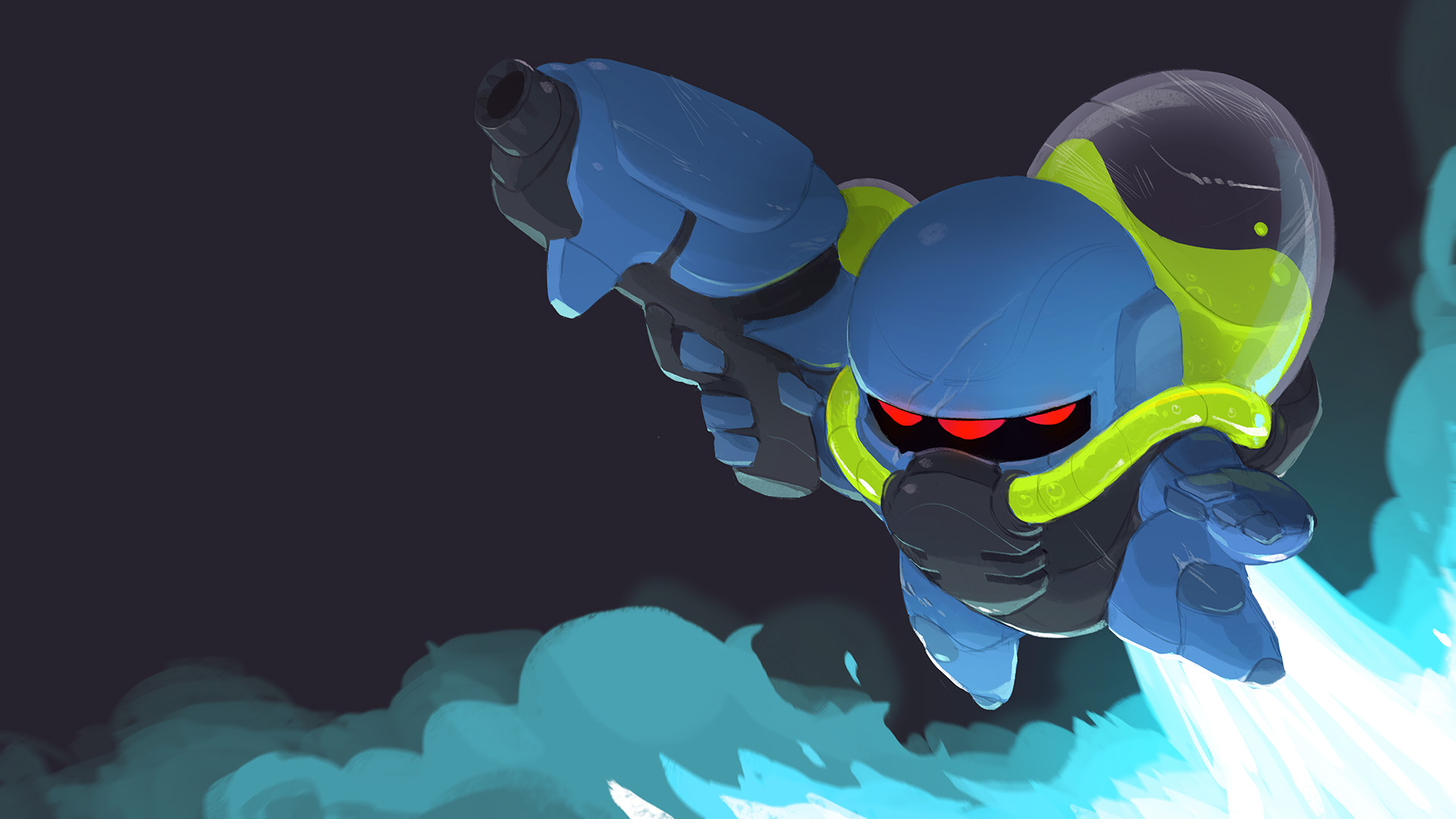 Laden Sie Kleiner Jäger (Nuclear Throne) HD-Desktop-Hintergründe herunter