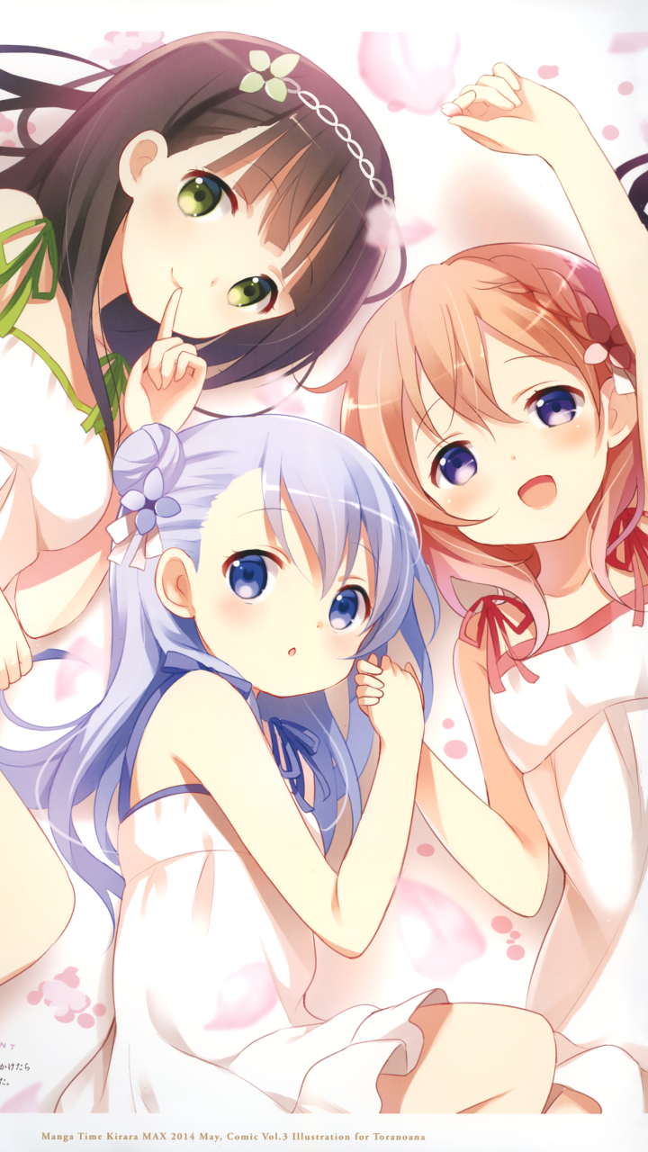 Handy-Wallpaper Animes, Gochuumon Wa Usagi Desu Ka? kostenlos herunterladen.