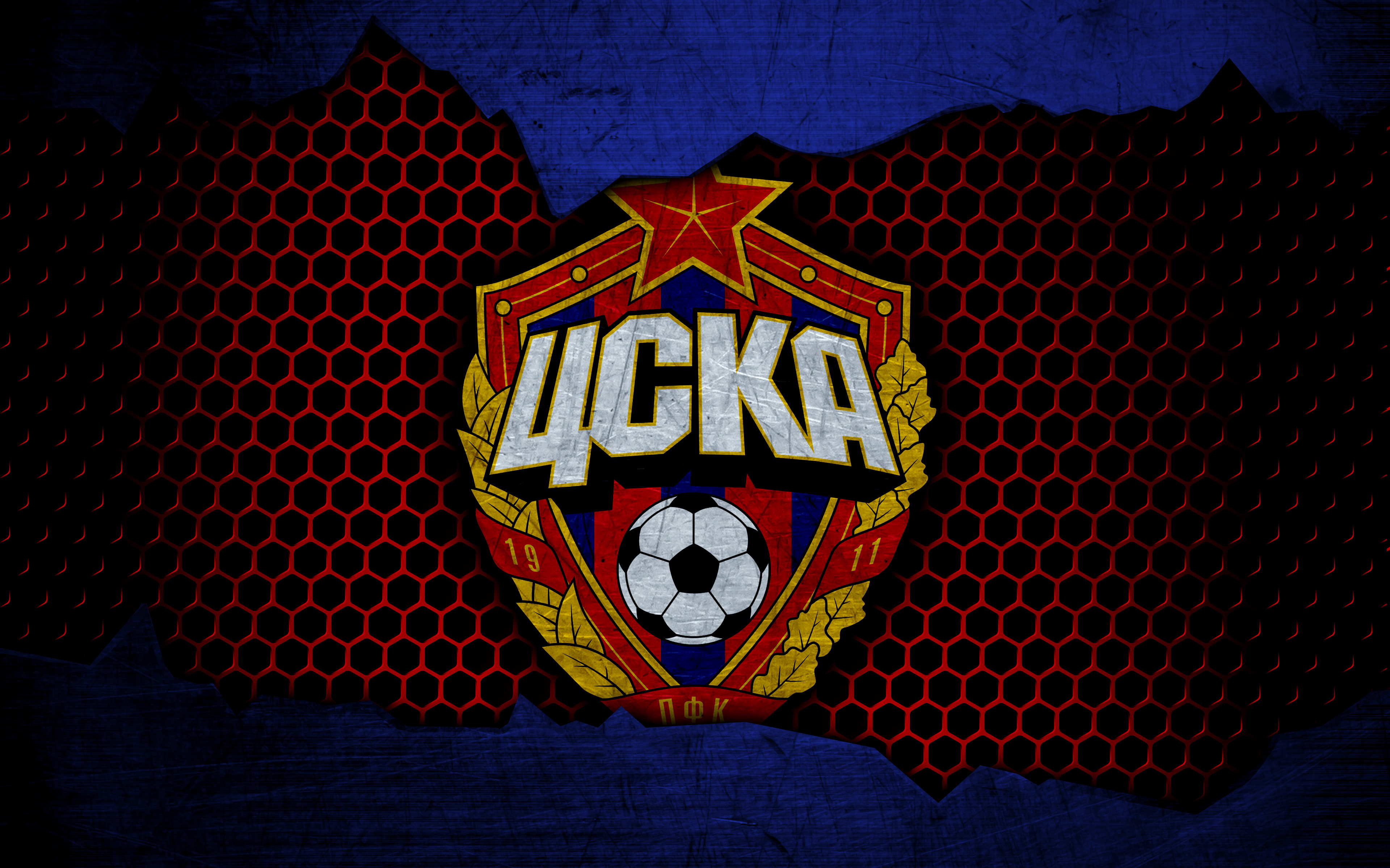 Handy-Wallpaper Sport, Fußball, Logo, Emblem, Pfc Zska Moskau kostenlos herunterladen.