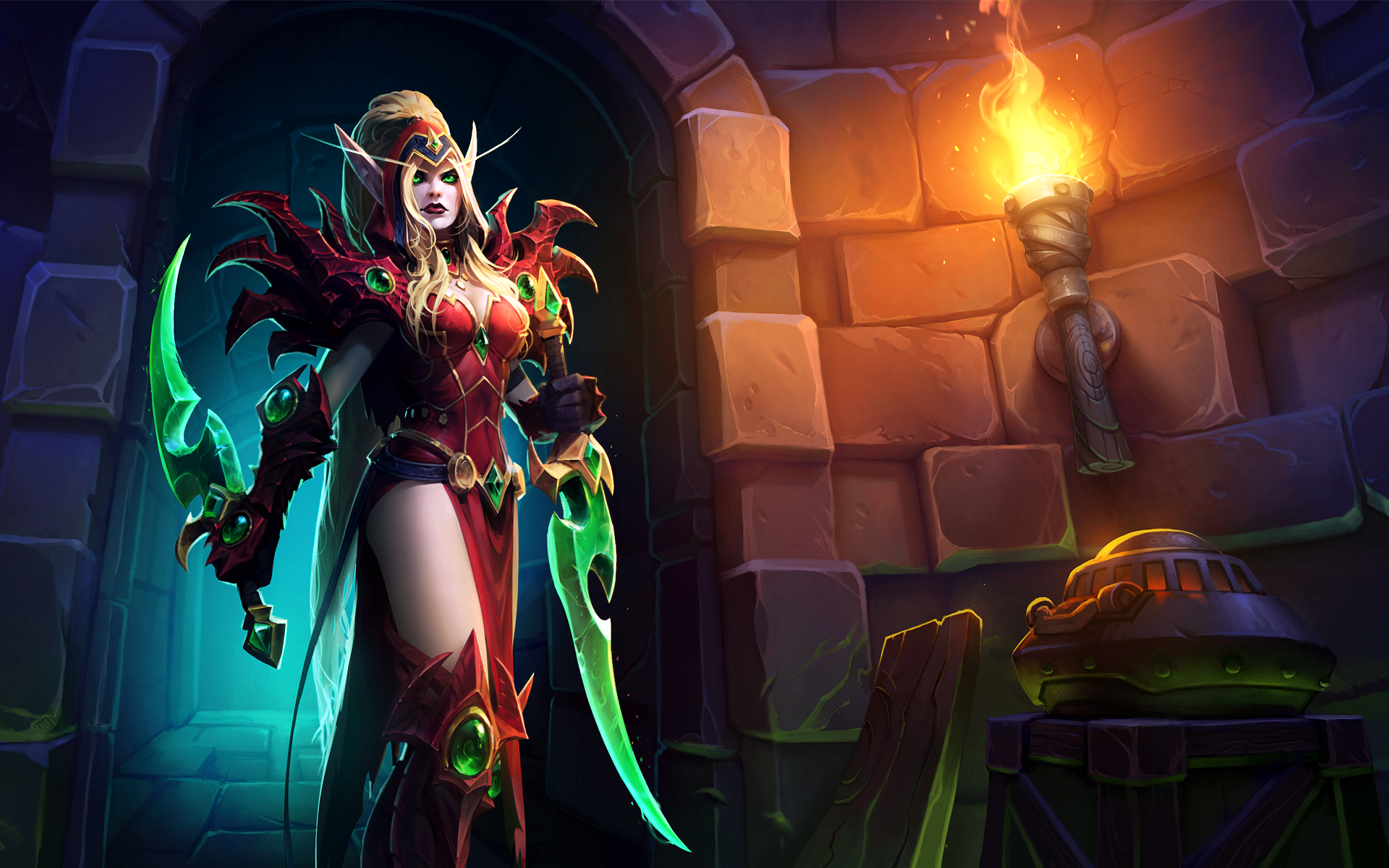 video game, heroes of the storm, valeera sanguinar