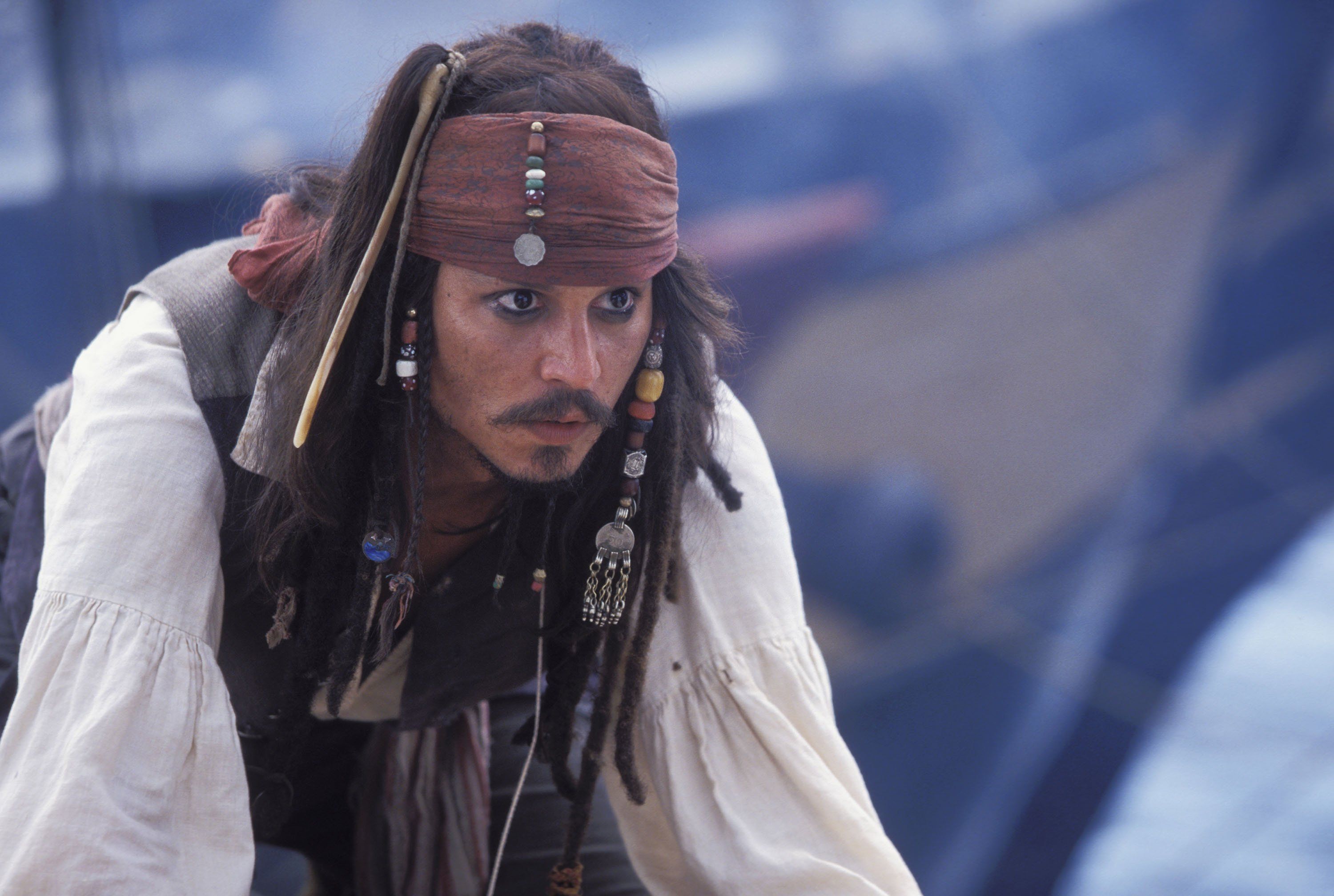 johnny depp, jack sparrow, pirates of the caribbean: the curse of the black pearl, movie, pirates of the caribbean