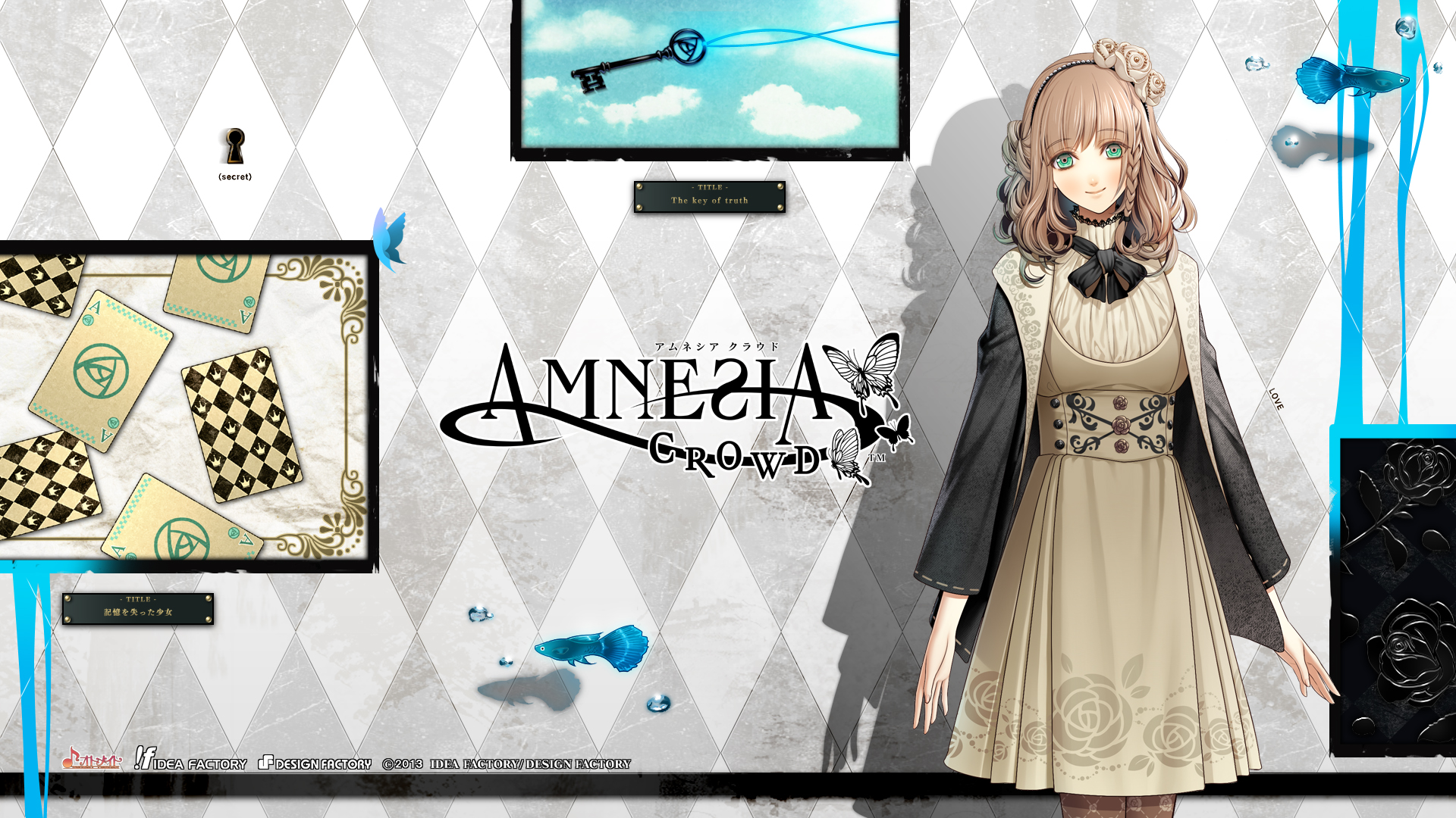 anime, amnesia, otome game