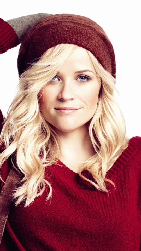 Download mobile wallpaper Blonde, Hat, Blue Eyes, American, Celebrity, Actress, Reese Witherspoon for free.