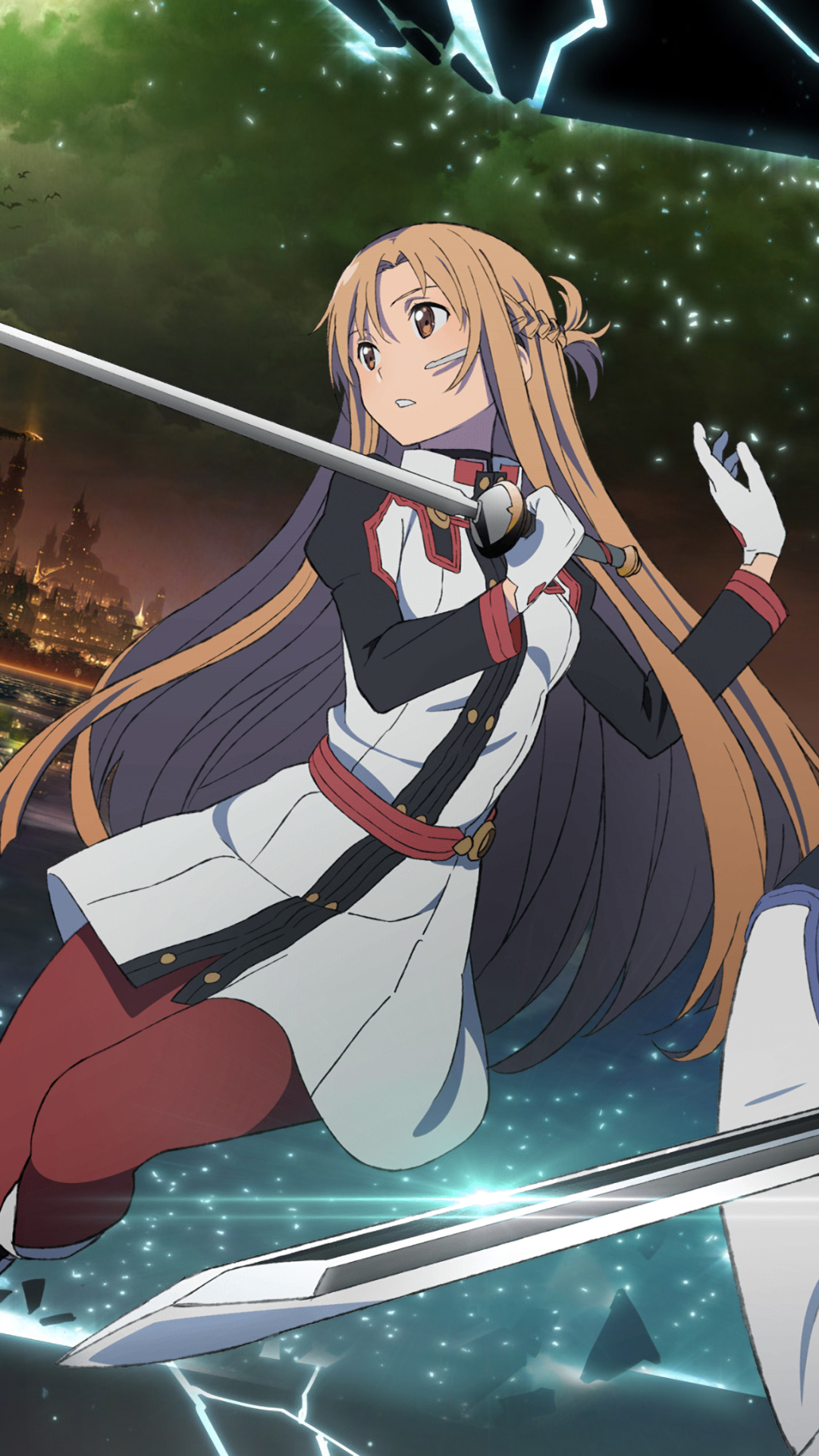 Handy-Wallpaper Animes, Asuna Yuuki, Sword Art Online, Kazuto Kirigaya, Sword Art Online Ordnungsskala, Sword Art Online Movie: Ordnungsskala kostenlos herunterladen.