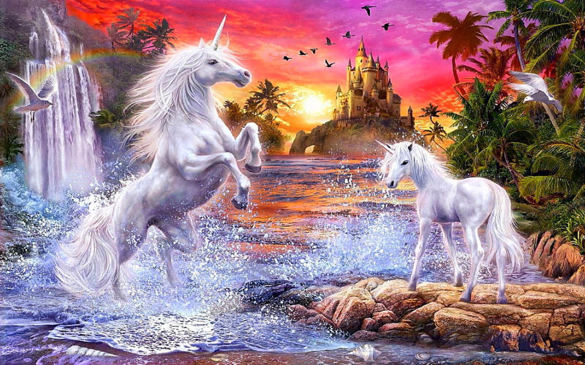 Download mobile wallpaper Fantasy, Unicorn for free.