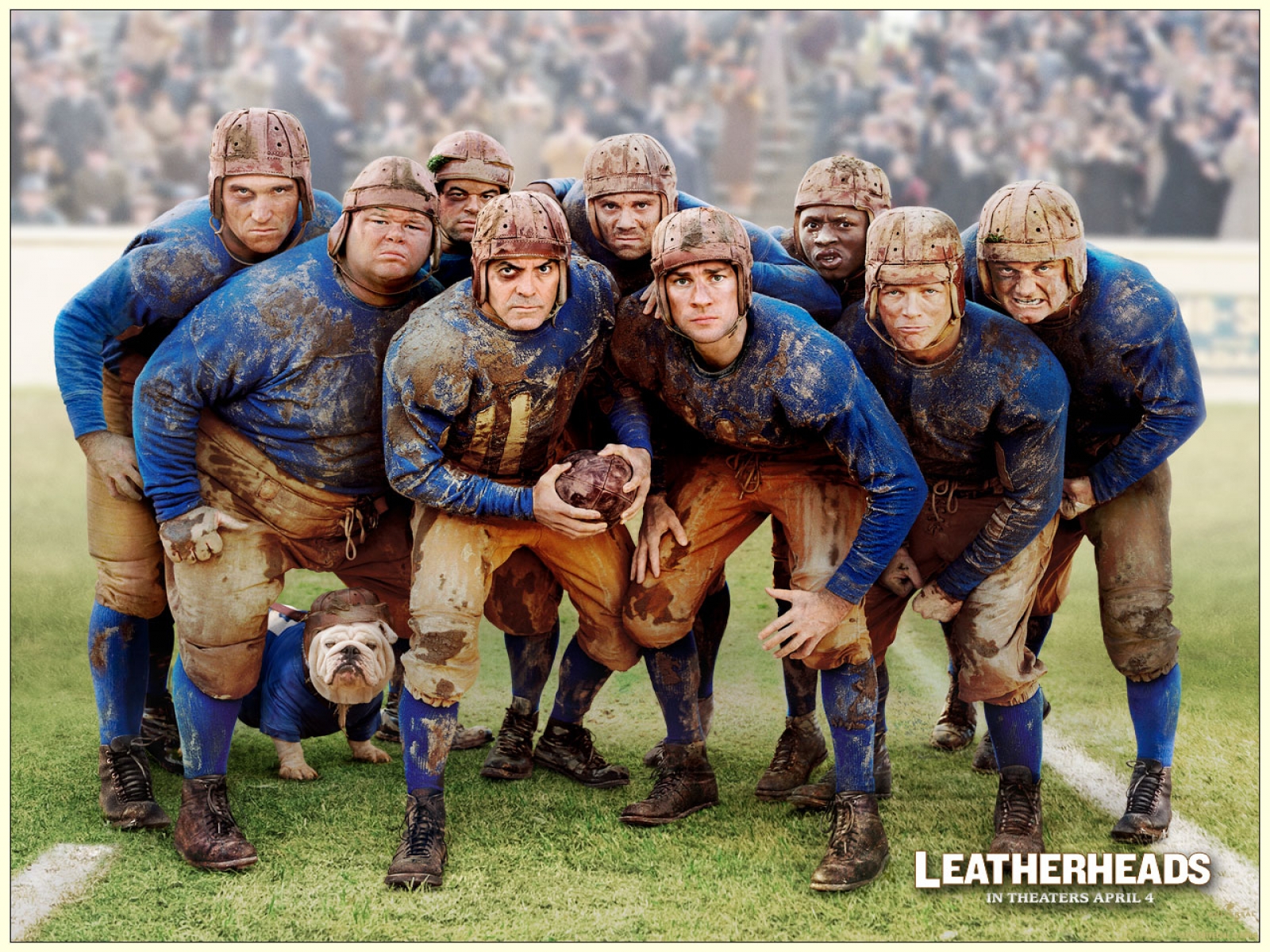movie, leatherheads, football, george clooney