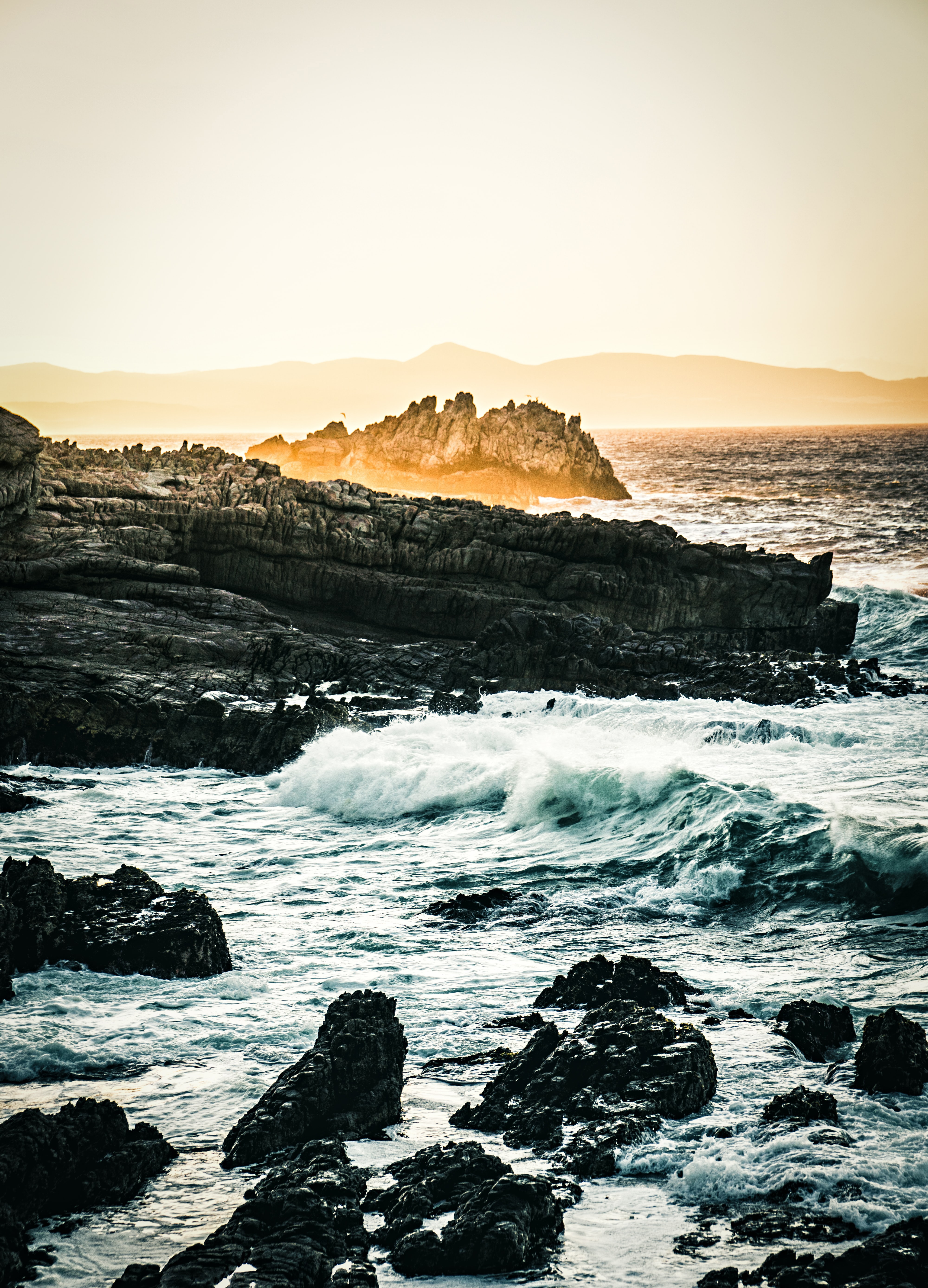 Laden Sie das Natur, Wasser, Sea, Felsen, Die Steine, Nebel-Bild kostenlos auf Ihren PC-Desktop herunter
