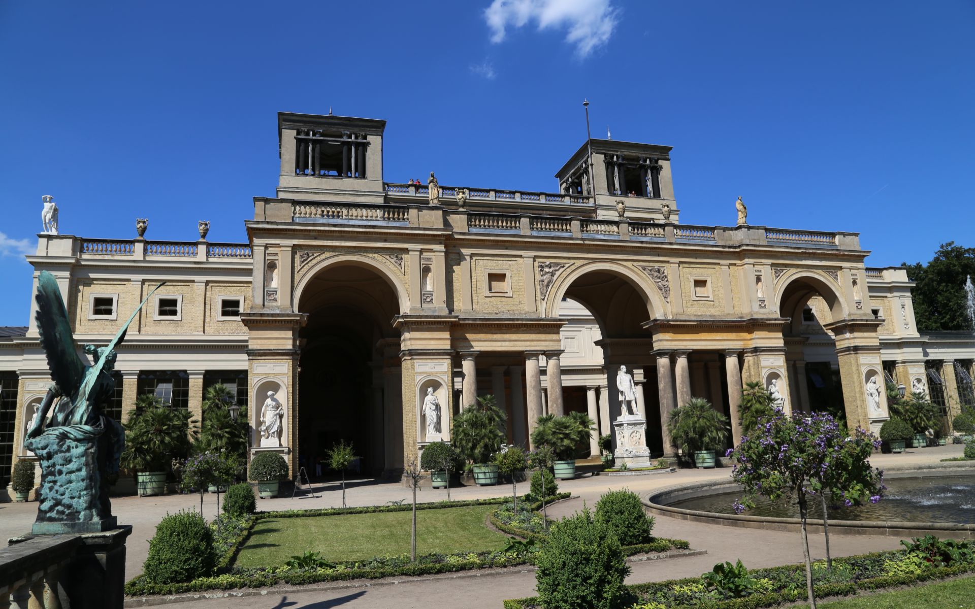Download mobile wallpaper Orangery Palace, Palaces, Man Made for free.