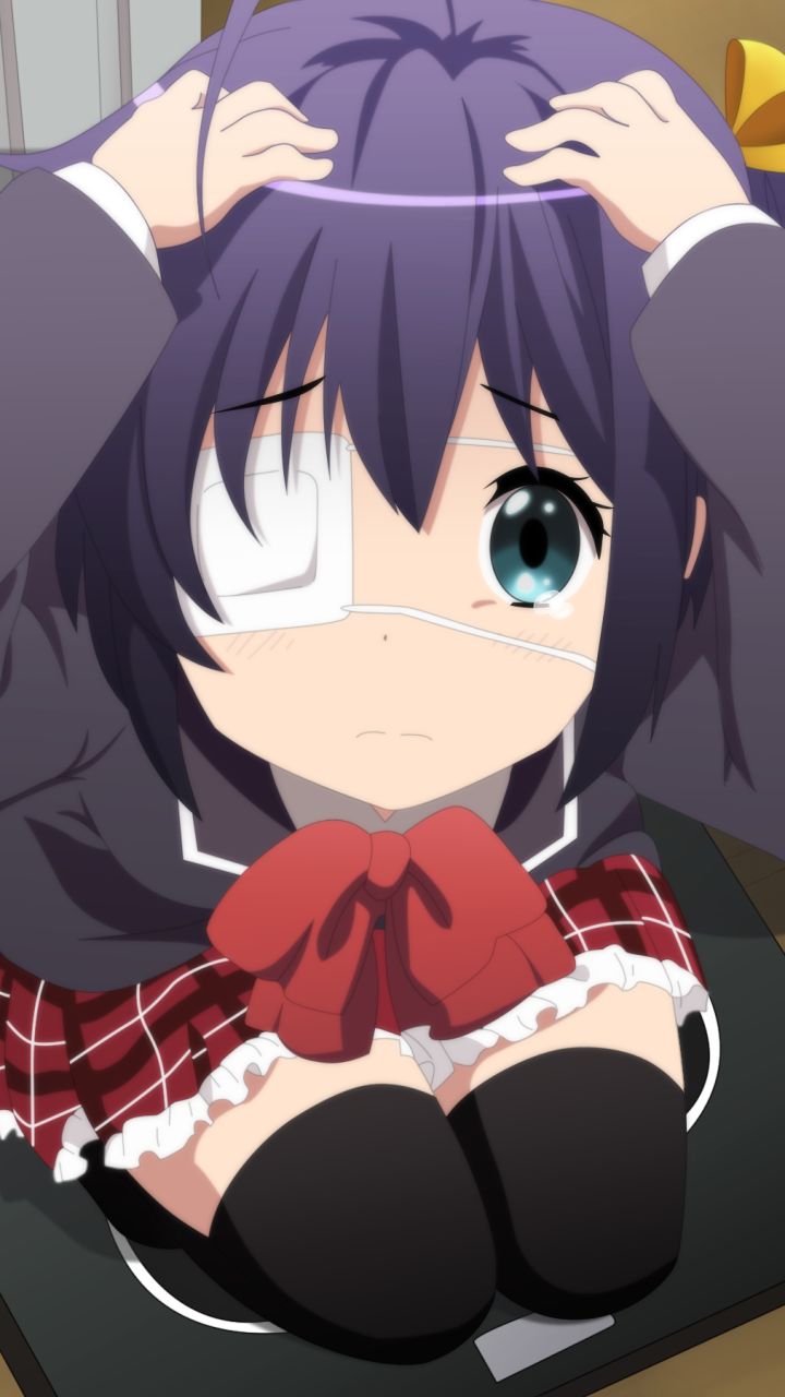 Handy-Wallpaper Animes, Rikka Takanashi, Love Chunibyo & Other Delusions! kostenlos herunterladen.