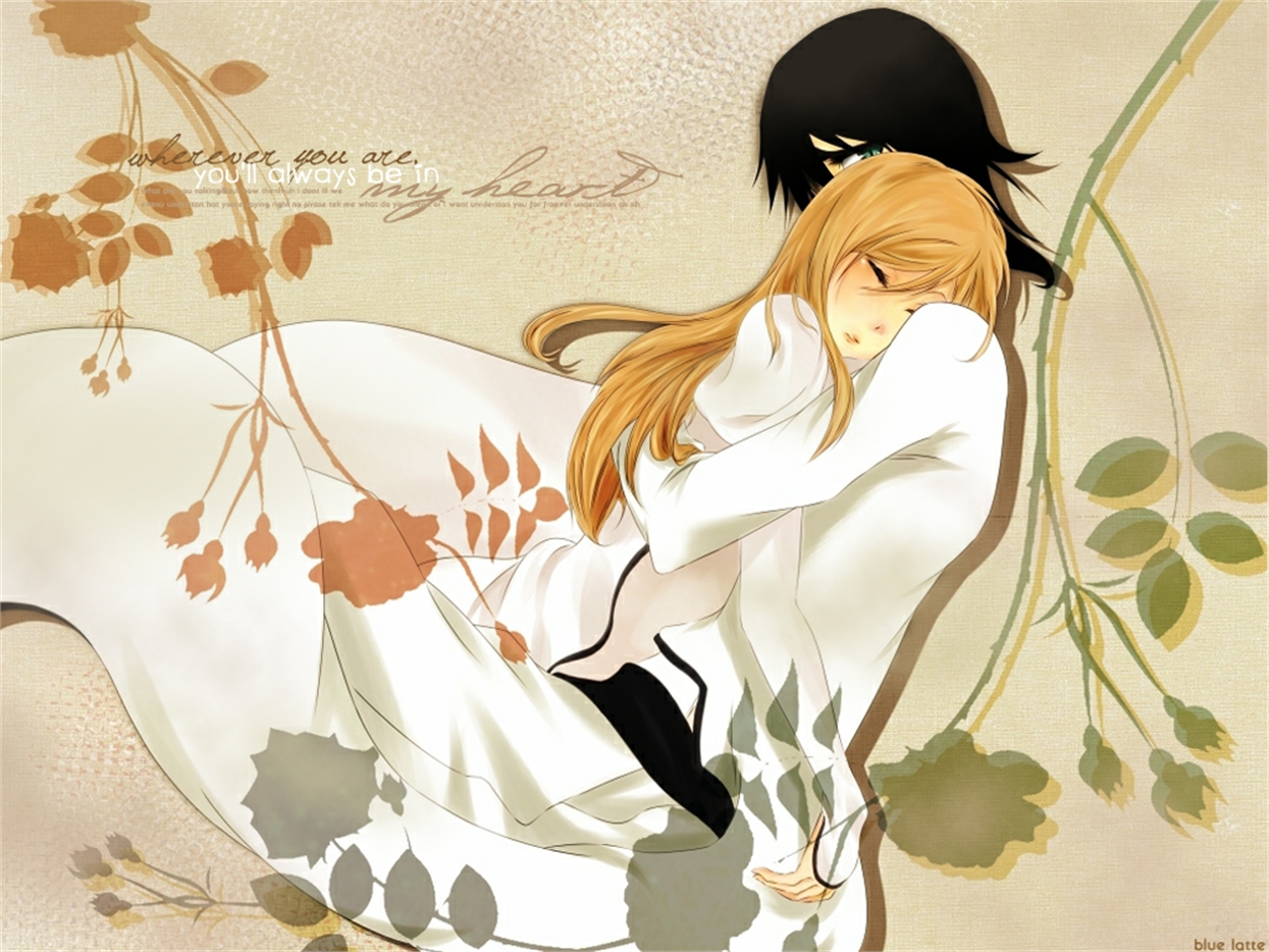 Descarga gratuita de fondo de pantalla para móvil de Animado, Bleach: Burîchi, Orihime Inoue, Ulquiorra Cifer.