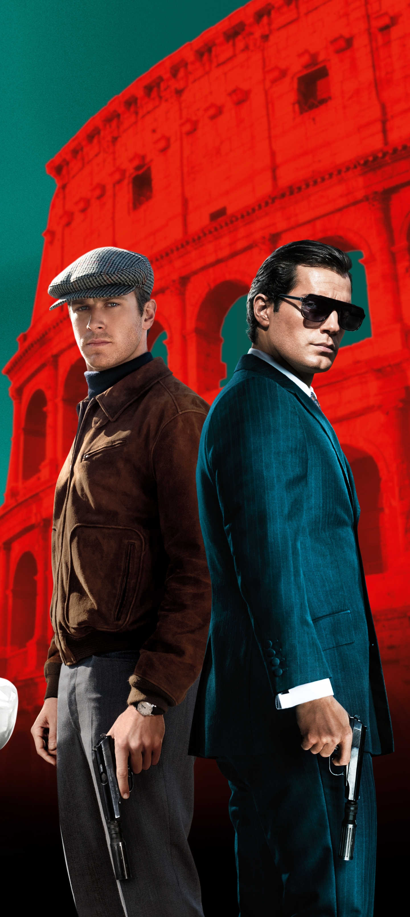 Download mobile wallpaper Movie, Henry Cavill, Armie Hammer, The Man From U N C L E for free.
