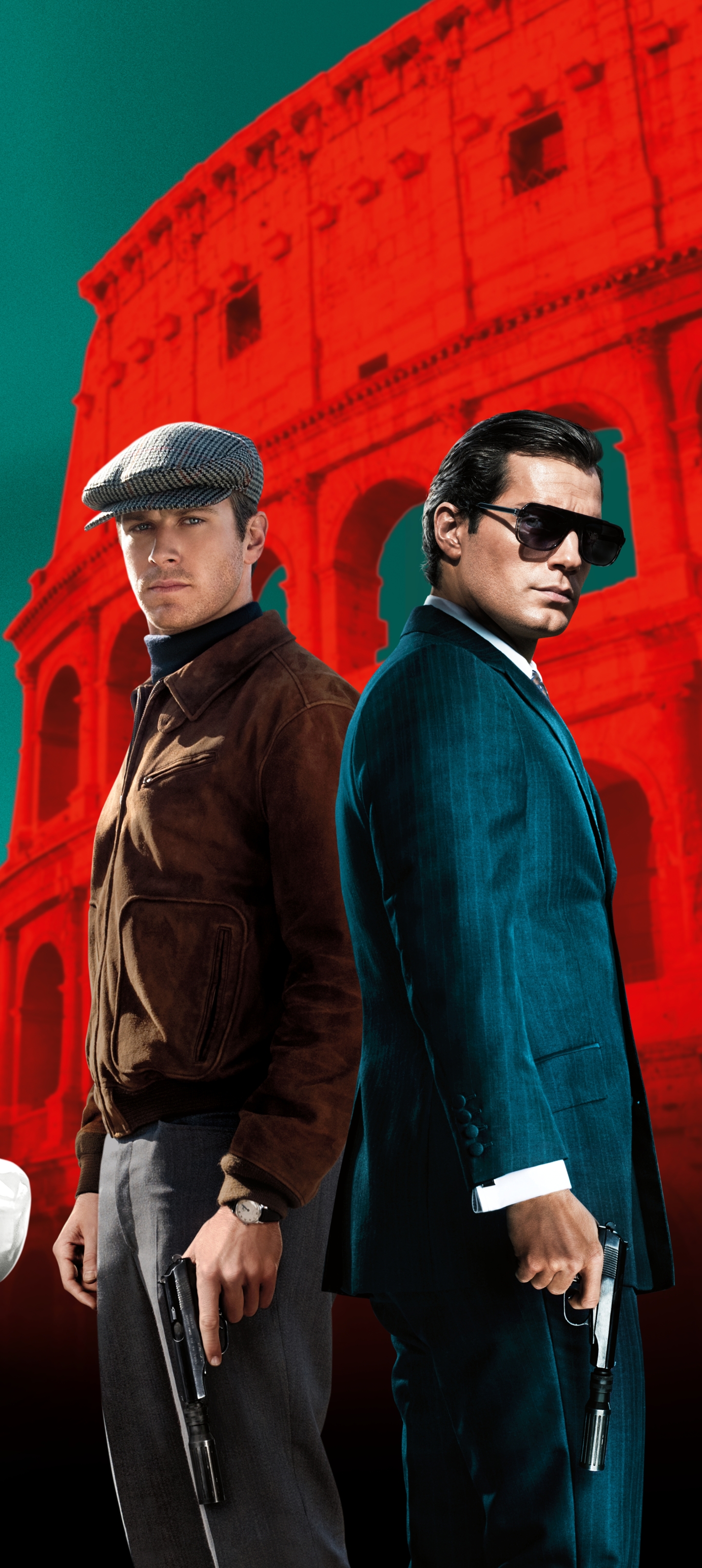 Handy-Wallpaper Filme, Henry Cavill, Armie Hammer, Codename U N C L E kostenlos herunterladen.