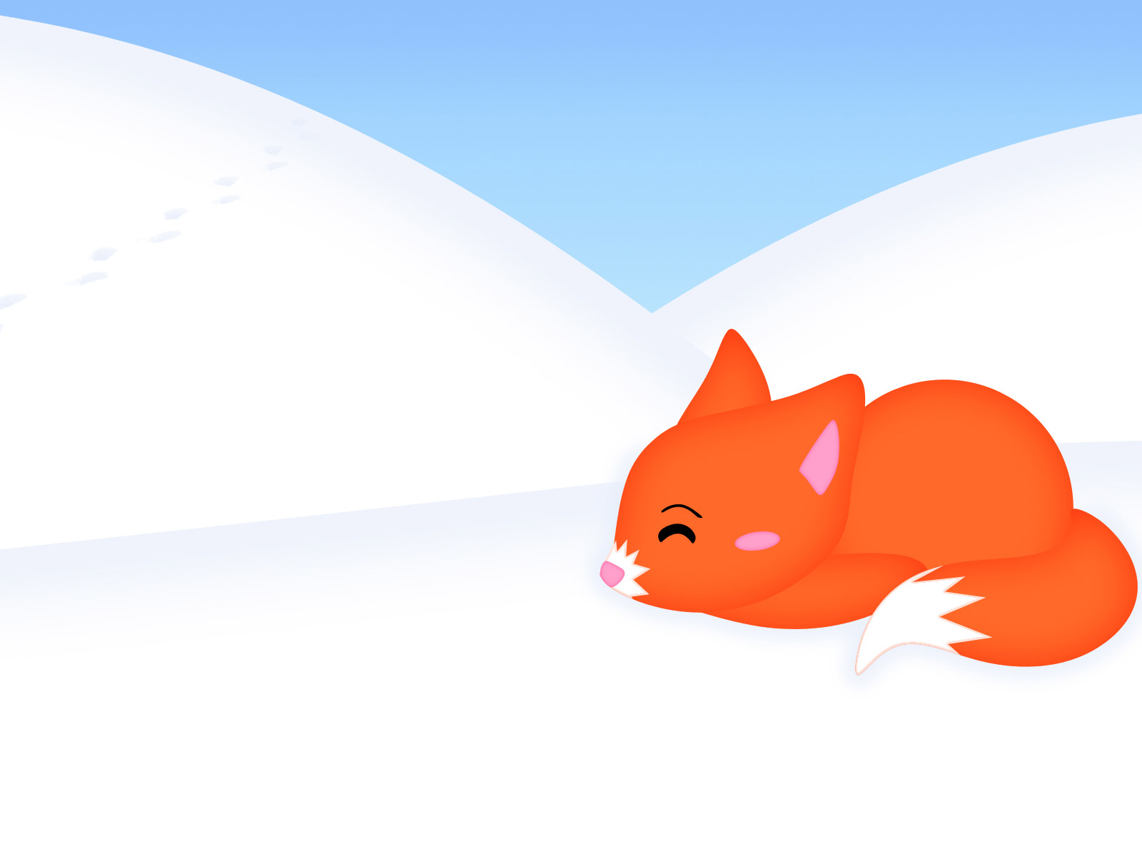 animal, fox, drawing