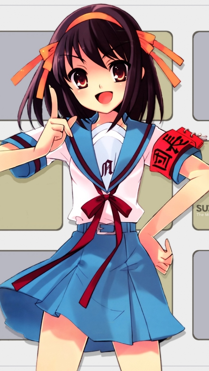 Téléchargez des papiers peints mobile Animé, La Mélancolie De Haruhi Suzumiya gratuitement.