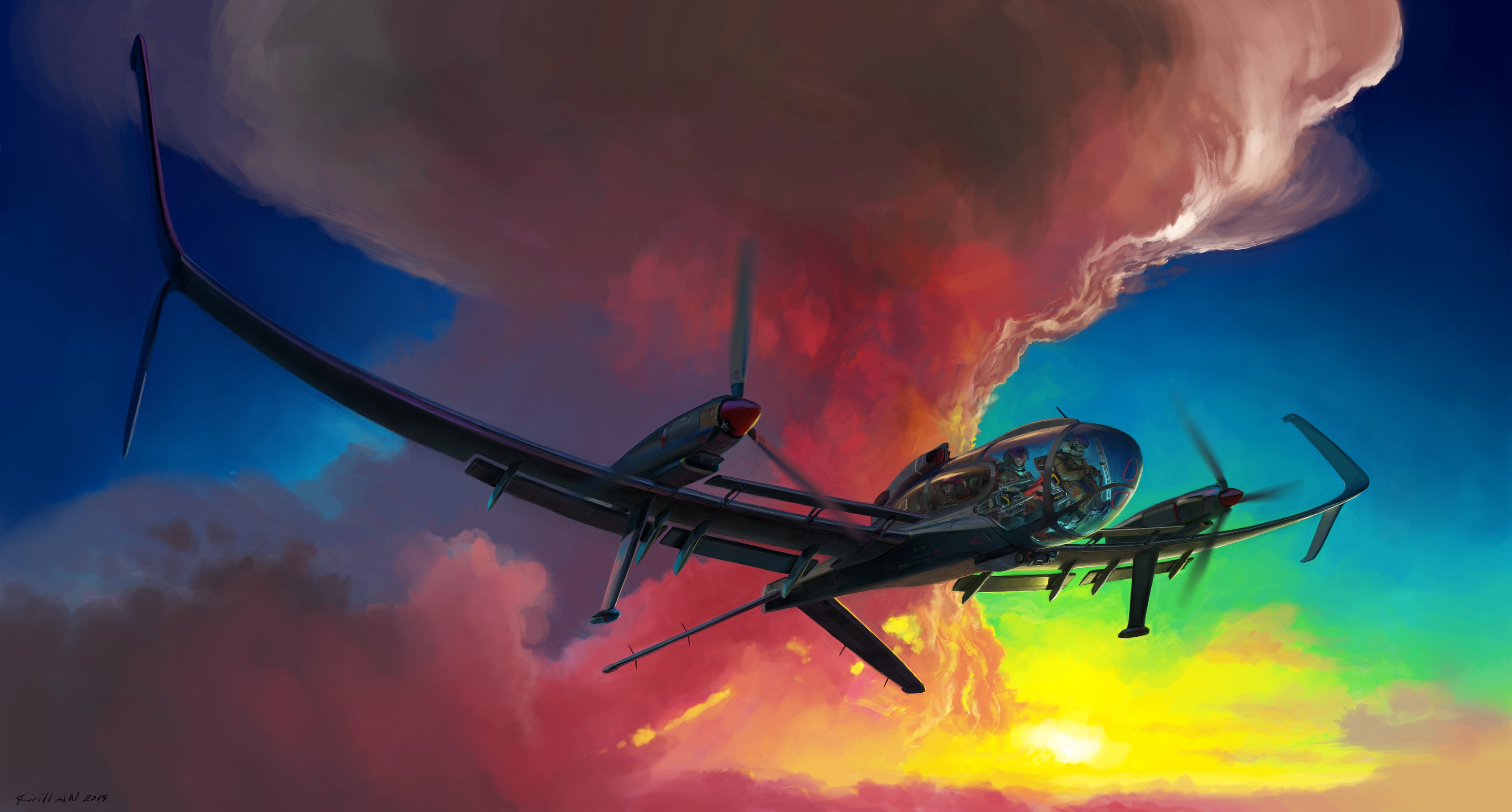 Free download wallpaper Sci Fi, Artistic, Aircraft on your PC desktop