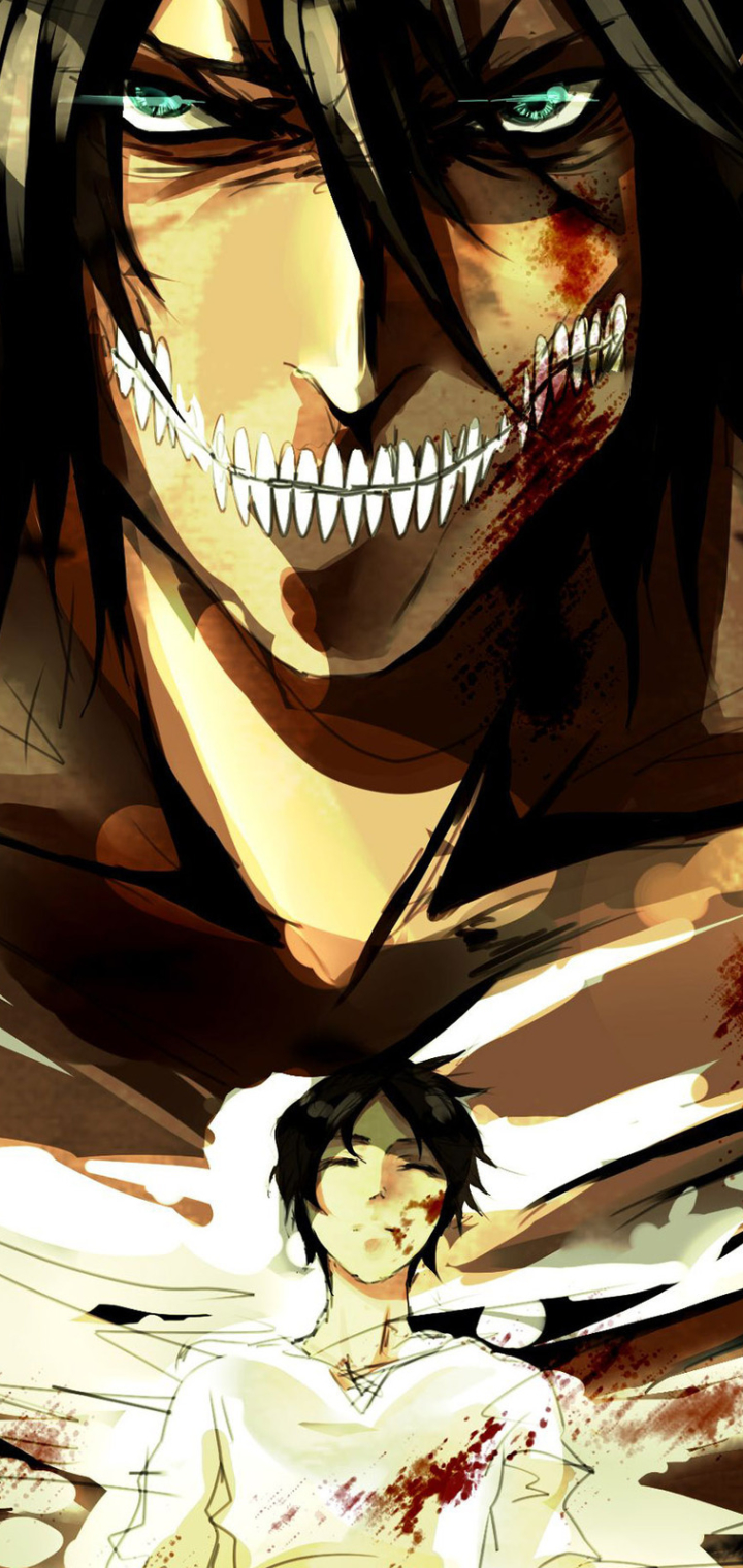 Handy-Wallpaper Animes, Eren Jäger, Attack On Titan kostenlos herunterladen.