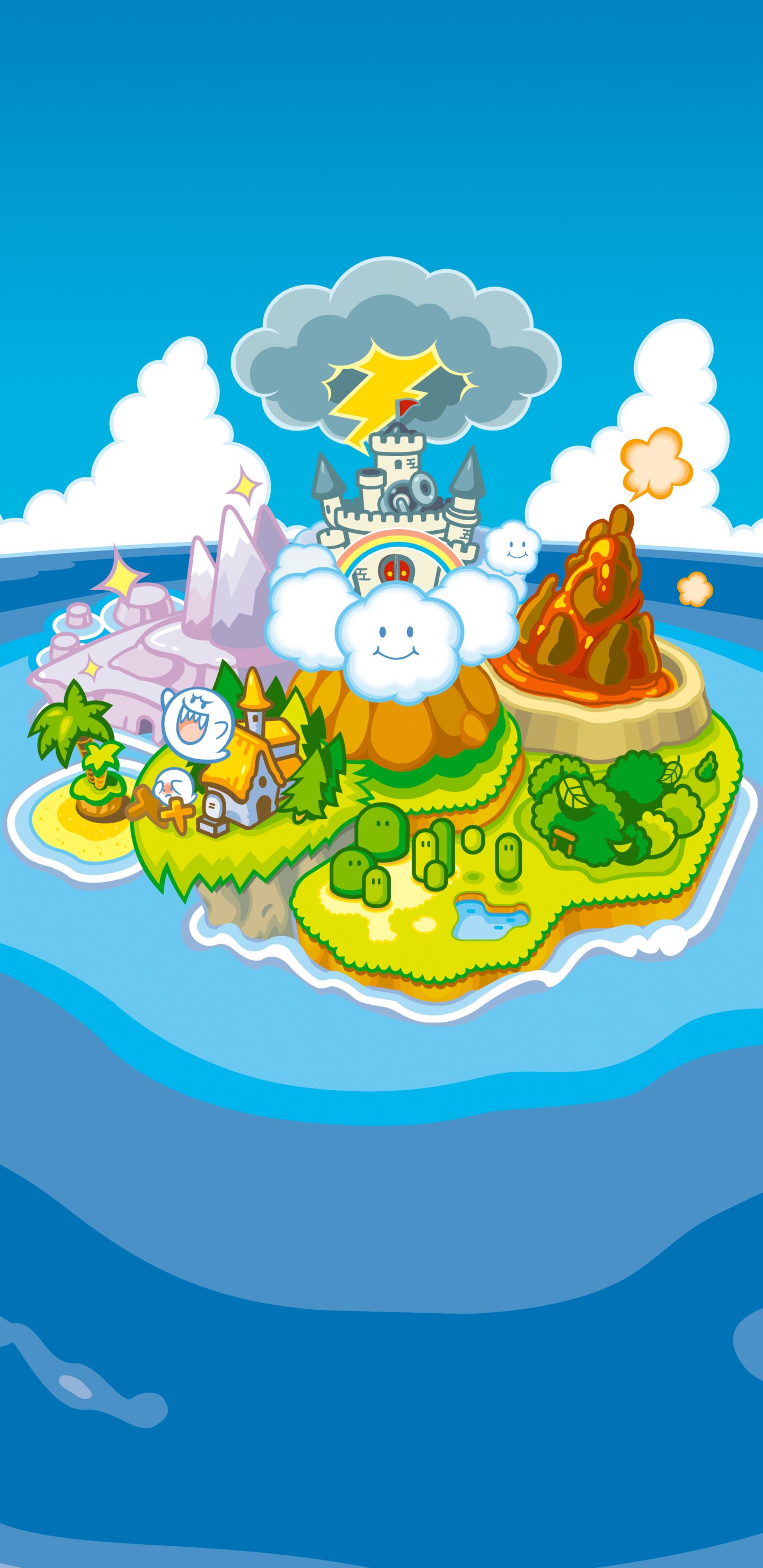 Download mobile wallpaper Island, Video Game, Super Princess Peach for free.