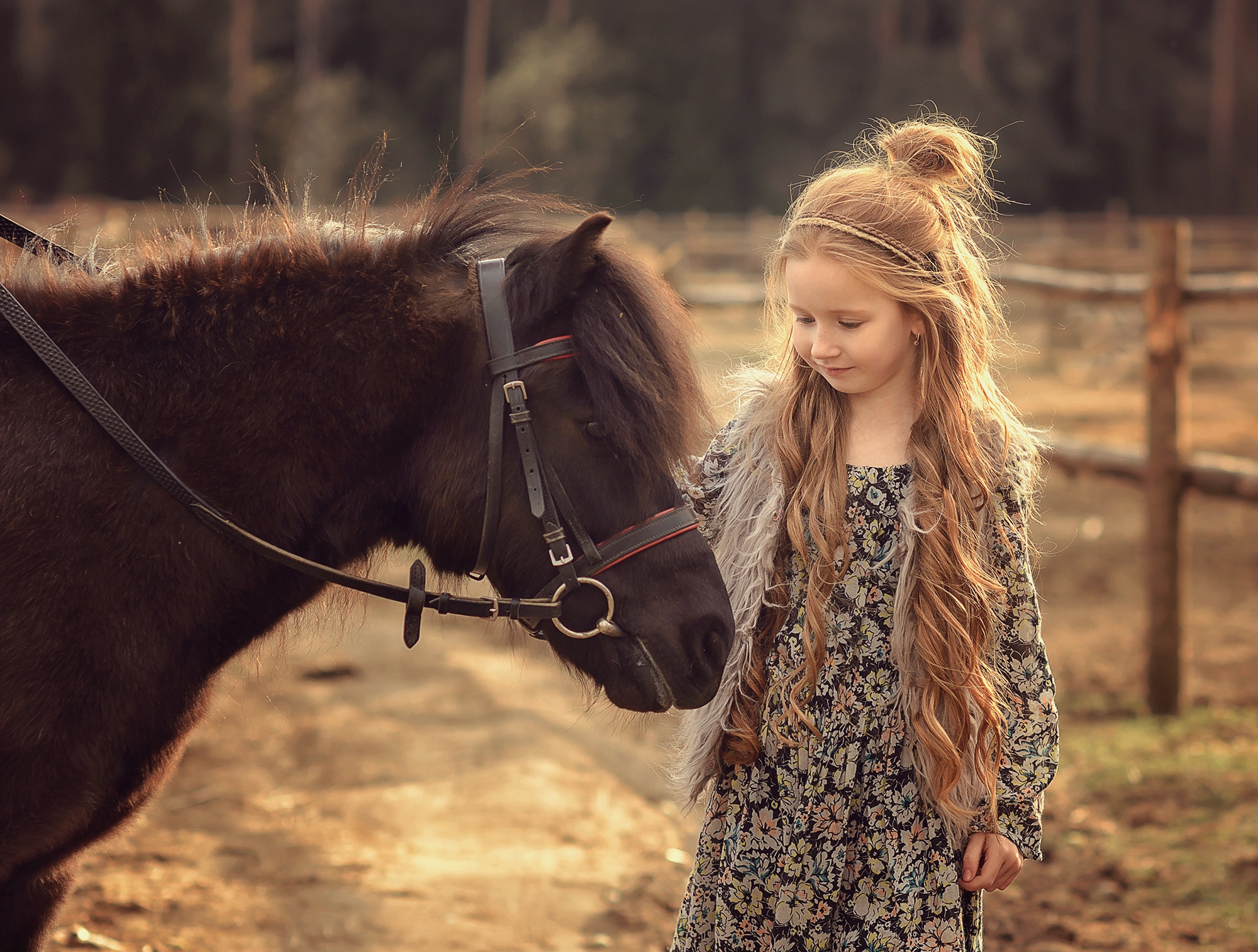 Download mobile wallpaper Child, Blonde, Photography, Pony, Long Hair for free.