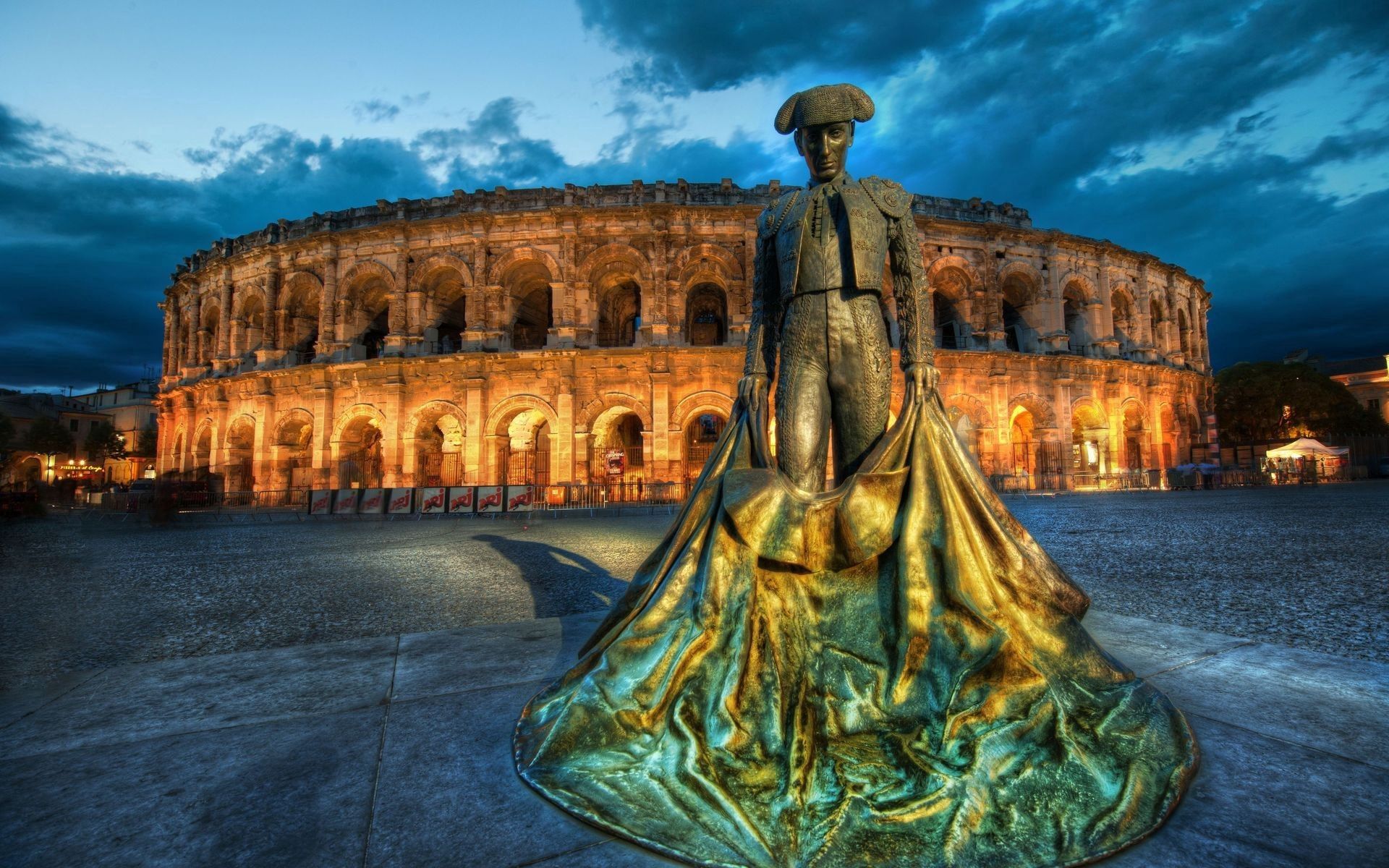 cities, italy, colosseum, monument, rome, sights Panoramic Wallpaper