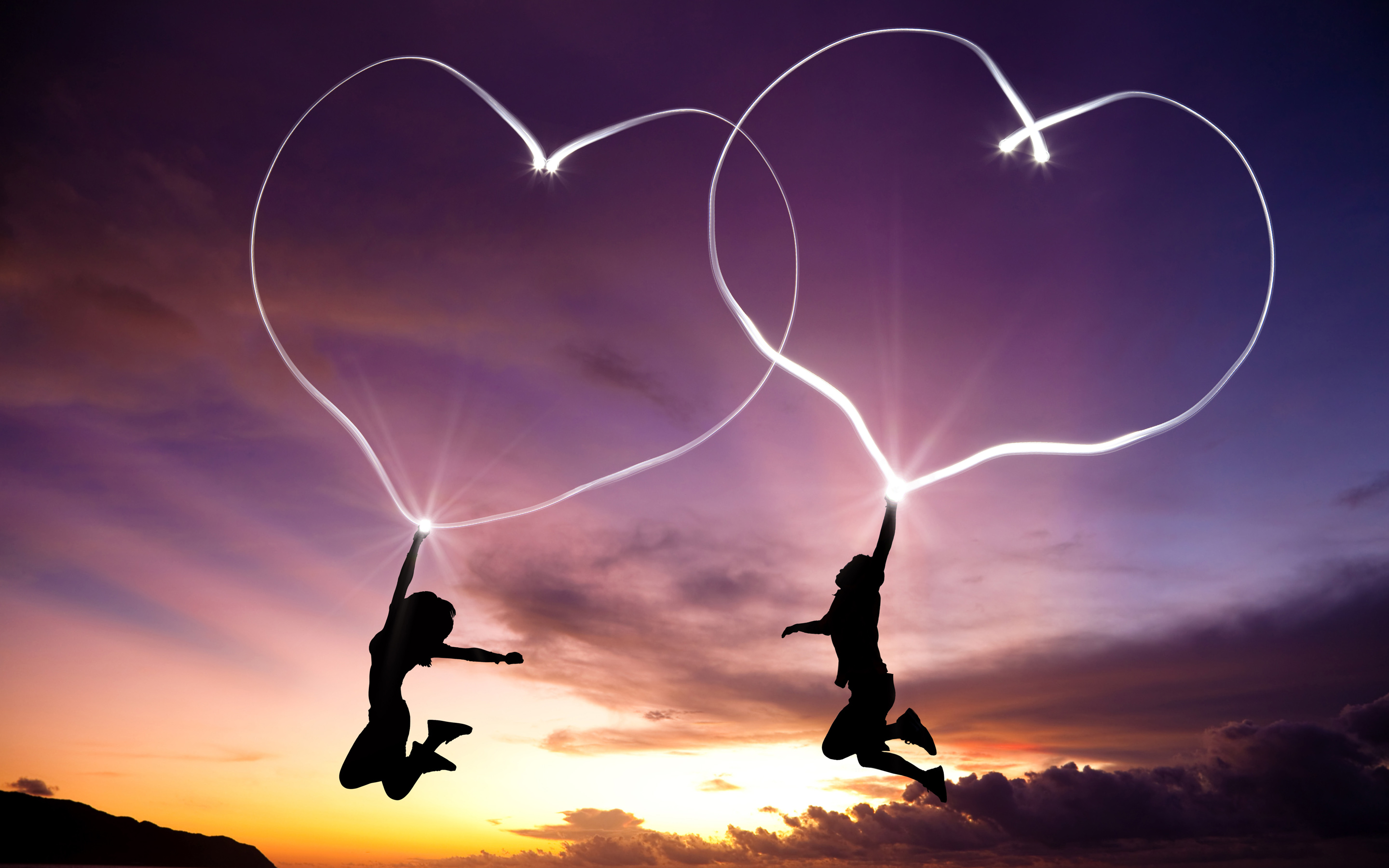 Free download wallpaper People, Sunset, Love, Heart, Photography, Romantic on your PC desktop