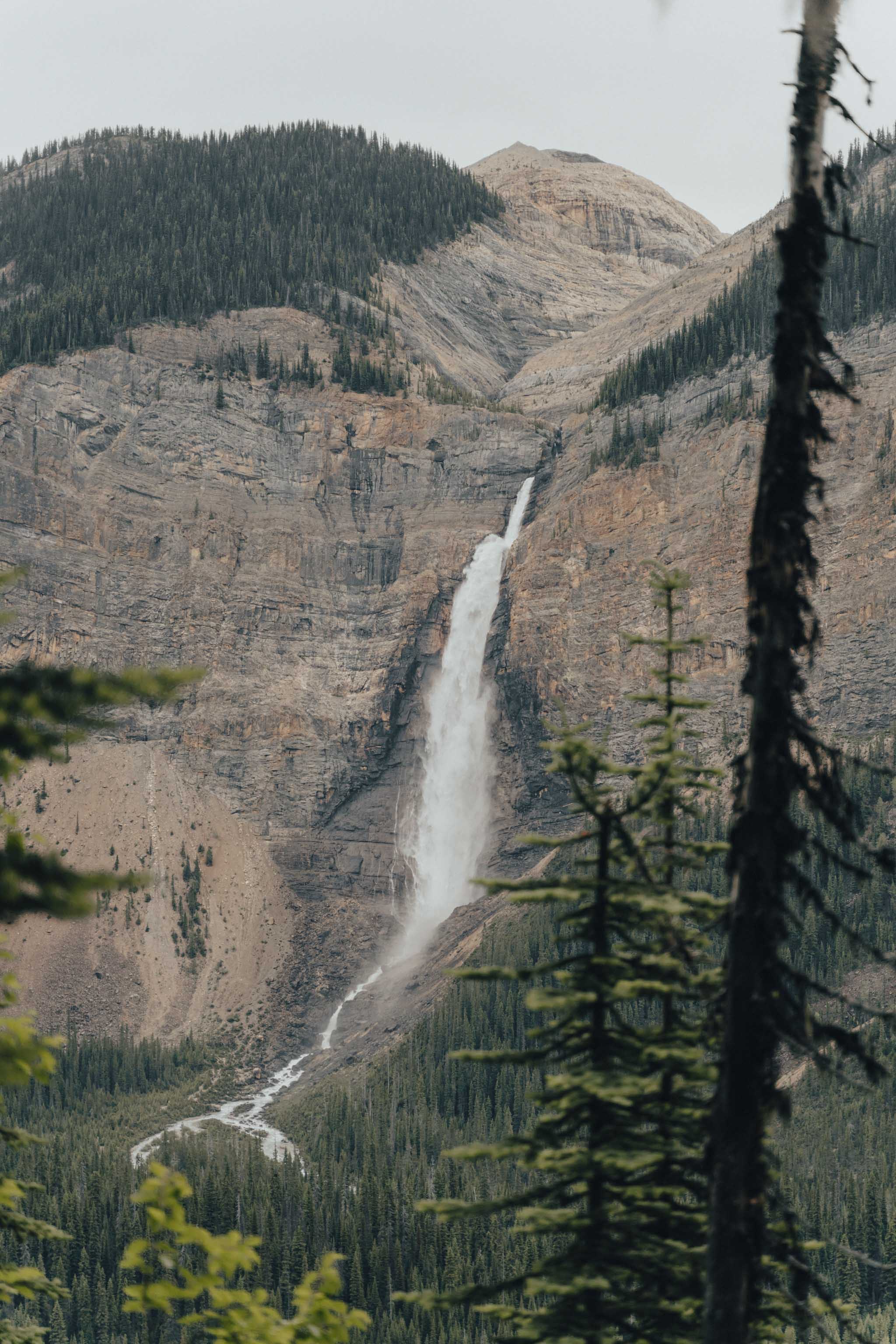 Free download wallpaper Rocks, Mountain, Waterfall, Flow, Stream, Nature, Trees on your PC desktop