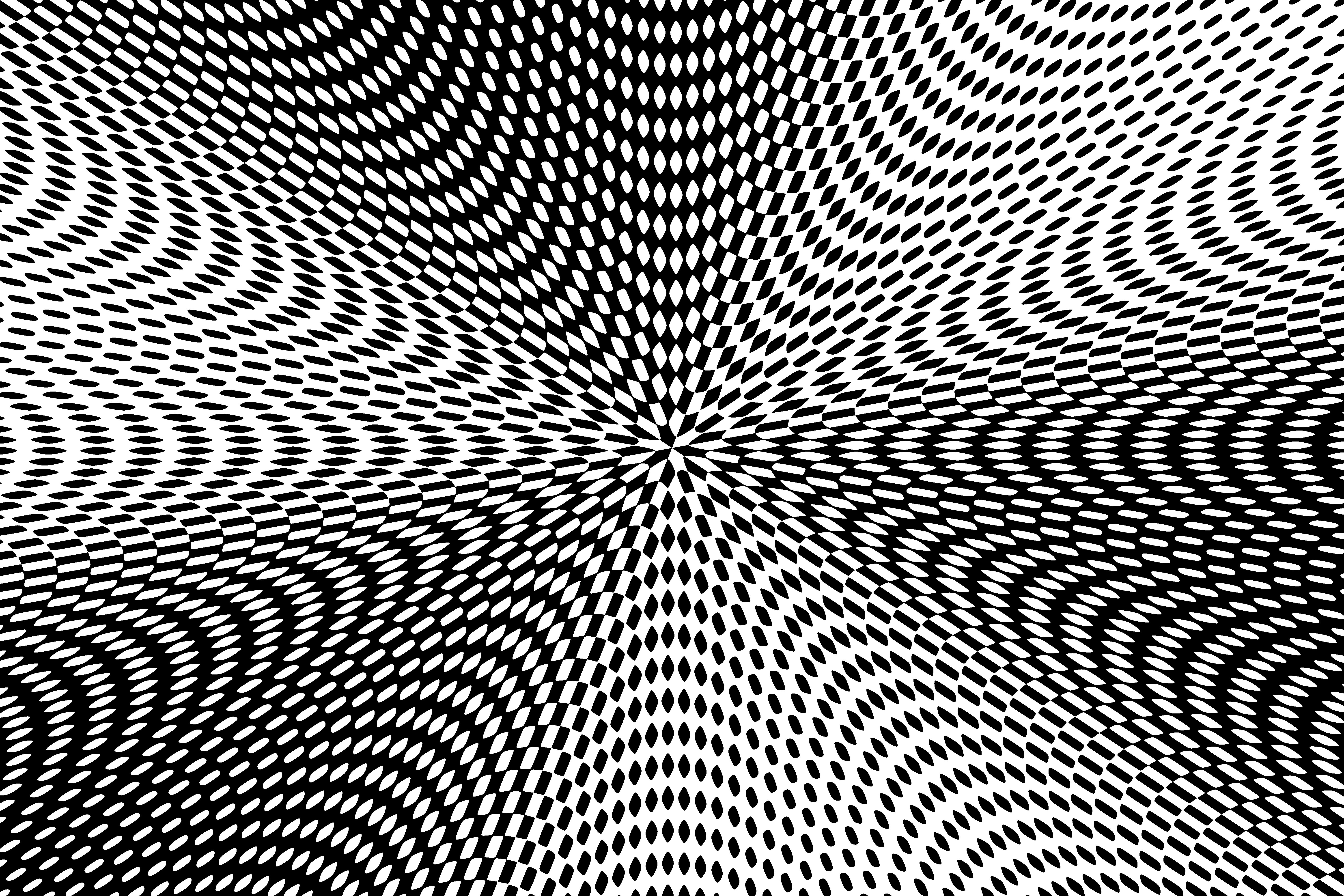 Download mobile wallpaper Abstract, Kaleidoscope, Black & White for free.