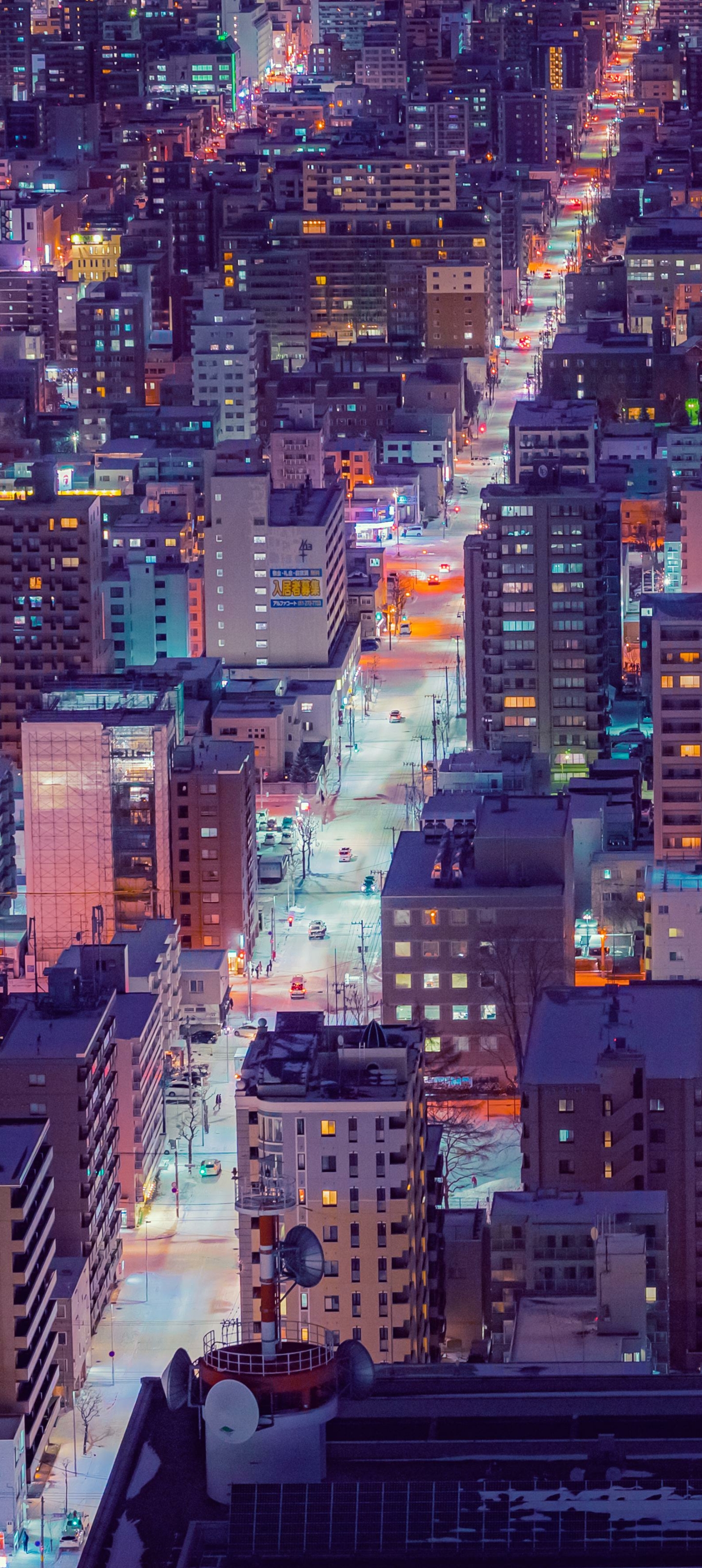 Free download wallpaper Cities, Man Made, Sapporo on your PC desktop