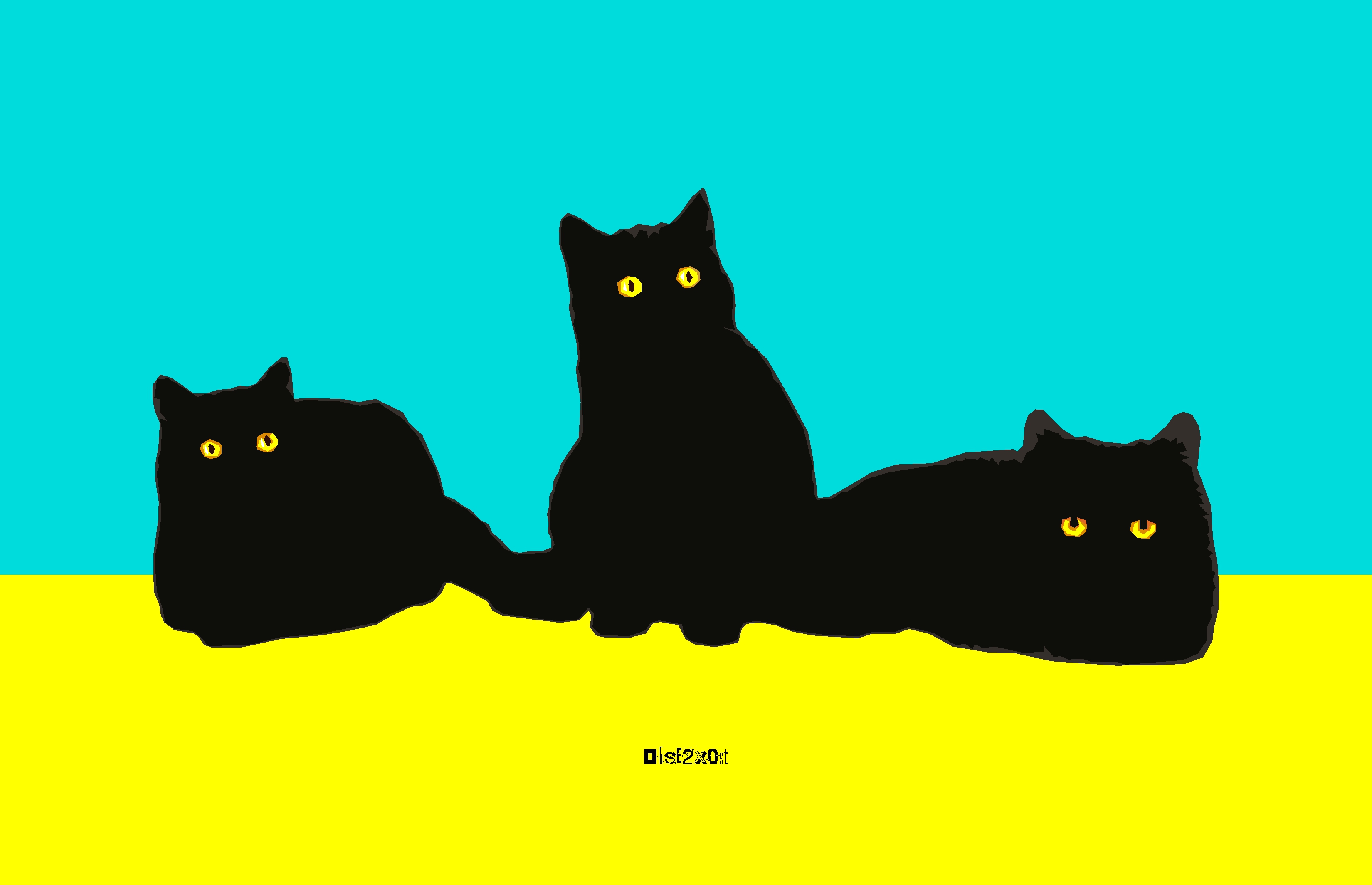 Free download wallpaper Cats, Cat, Animal, Simple, Minimalist on your PC desktop
