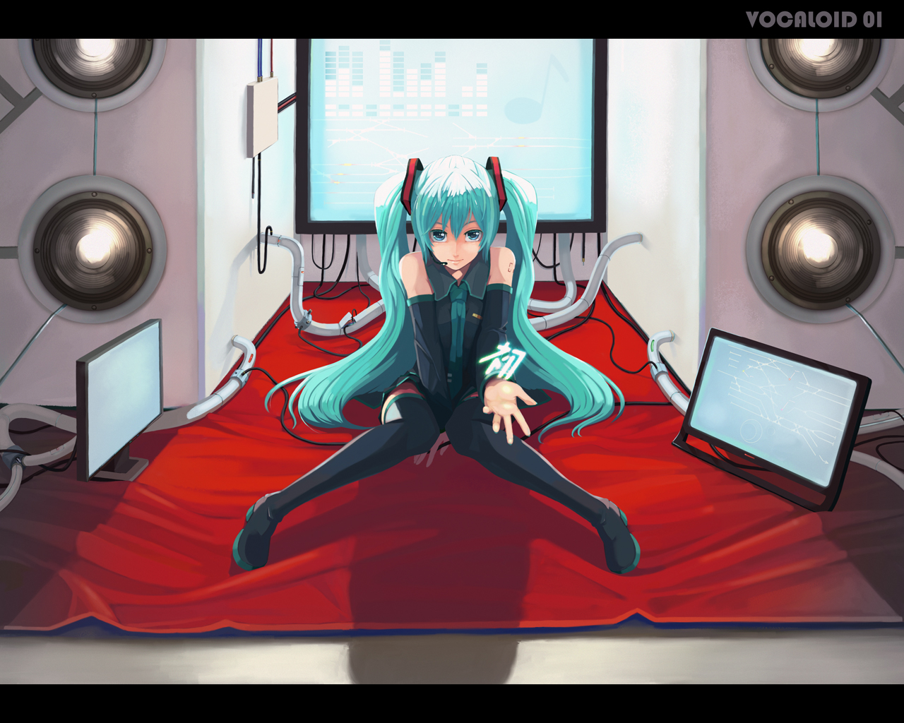 Téléchargez gratuitement l'image Vocaloïde, Animé, Hatsune Miku sur le bureau de votre PC