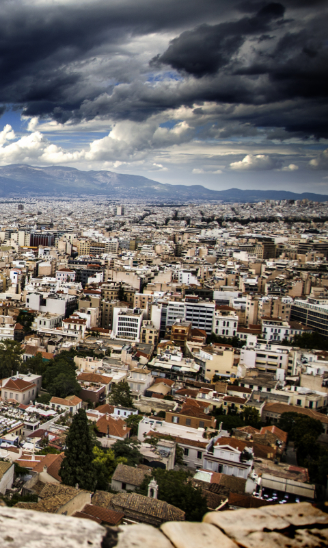 Скачать картинку Города, Город, Греция, Сделано Человеком в телефон бесплатно.
